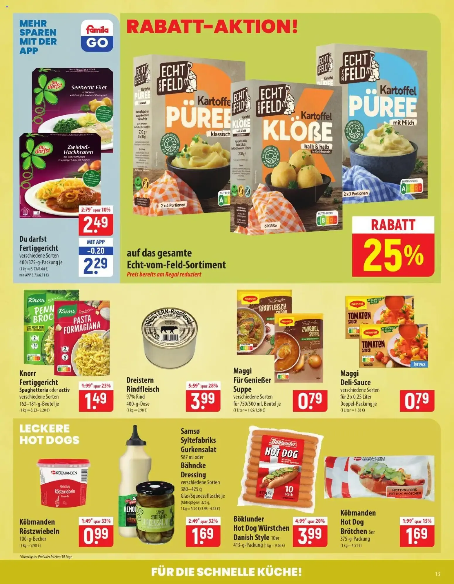 Famila Prospekt (ab 26.10.2026) zum Blättern von 26. Oktober bis 30. Oktober 2026 - Prospekt seite 13