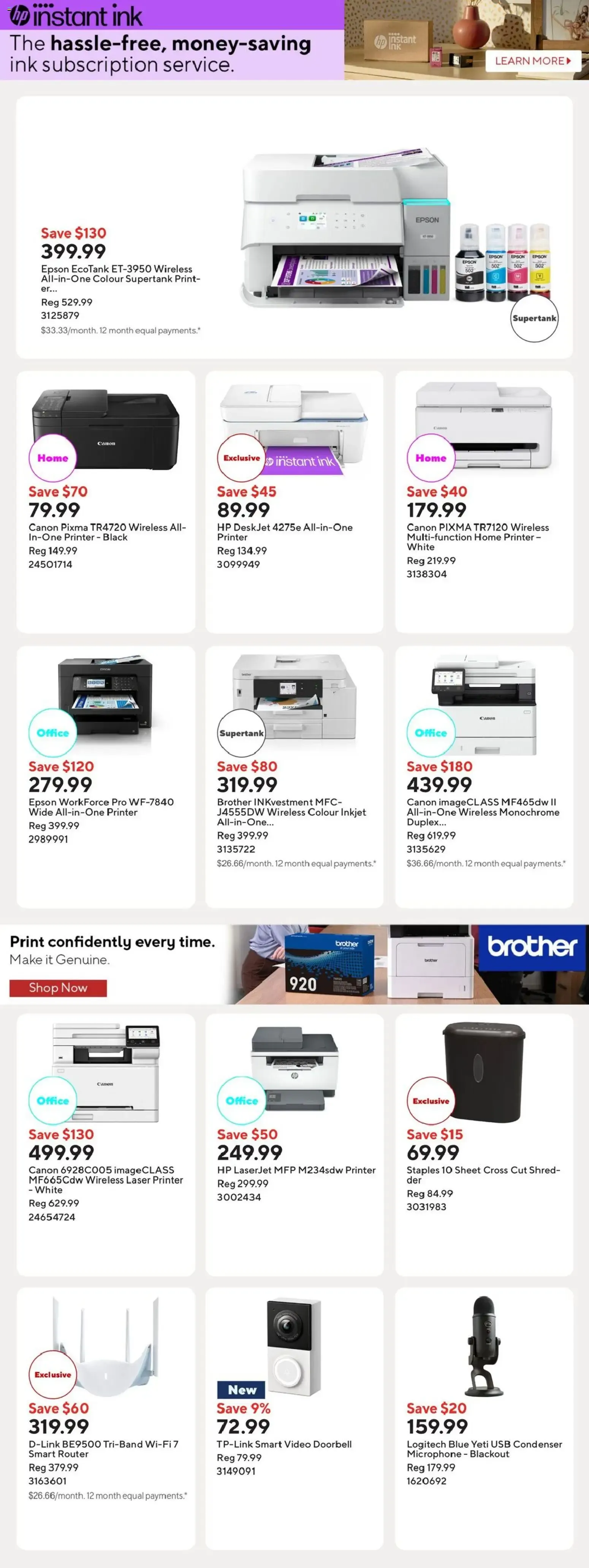 Staples Easy Deals & Friends + Family Savings from July 17 to July 23 2026 - flyer page 10