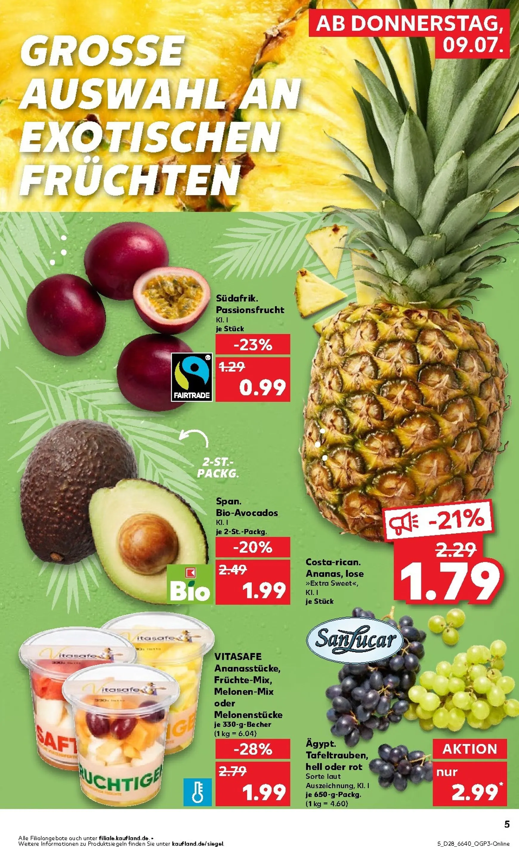 Kaufland Prospekt nächste Woche – von Donnerstag 09.07.2026 bis Mittwoch 15.07.2026 von 9. Juli bis 15. Juli 2026 - Prospekt seite 5