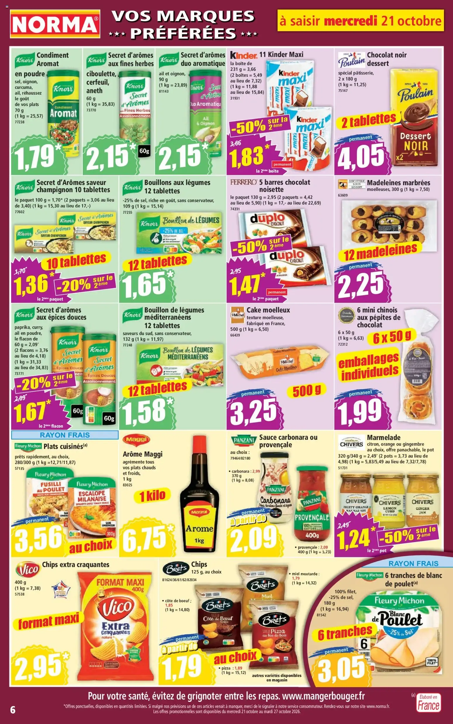 Norma catalogue à partir du 21/10/2026 - promo en ligne du 21 octobre au 27 octobre 2026 - Catalogue page 6