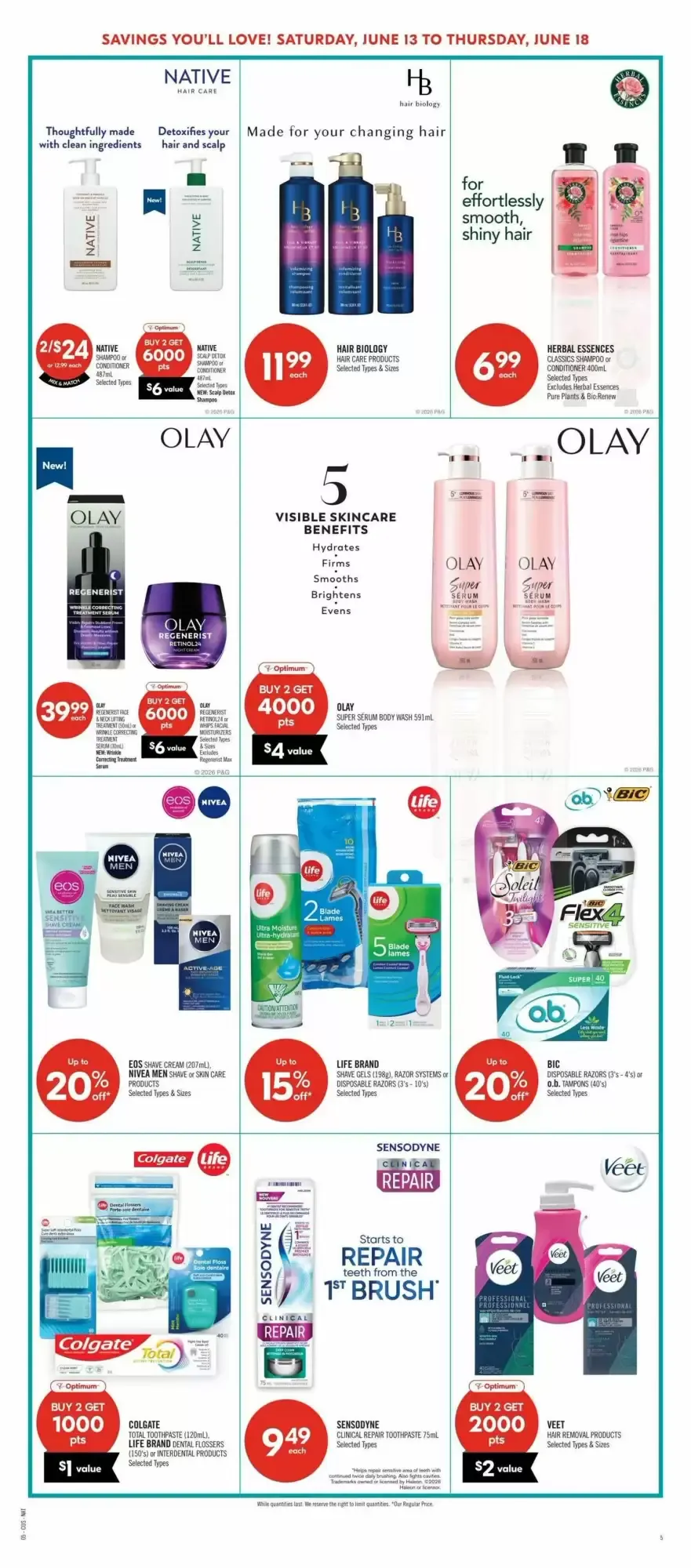Shoppers Drug Mart flyer week 24 from June 13 to June 18 2026 - flyer page 13