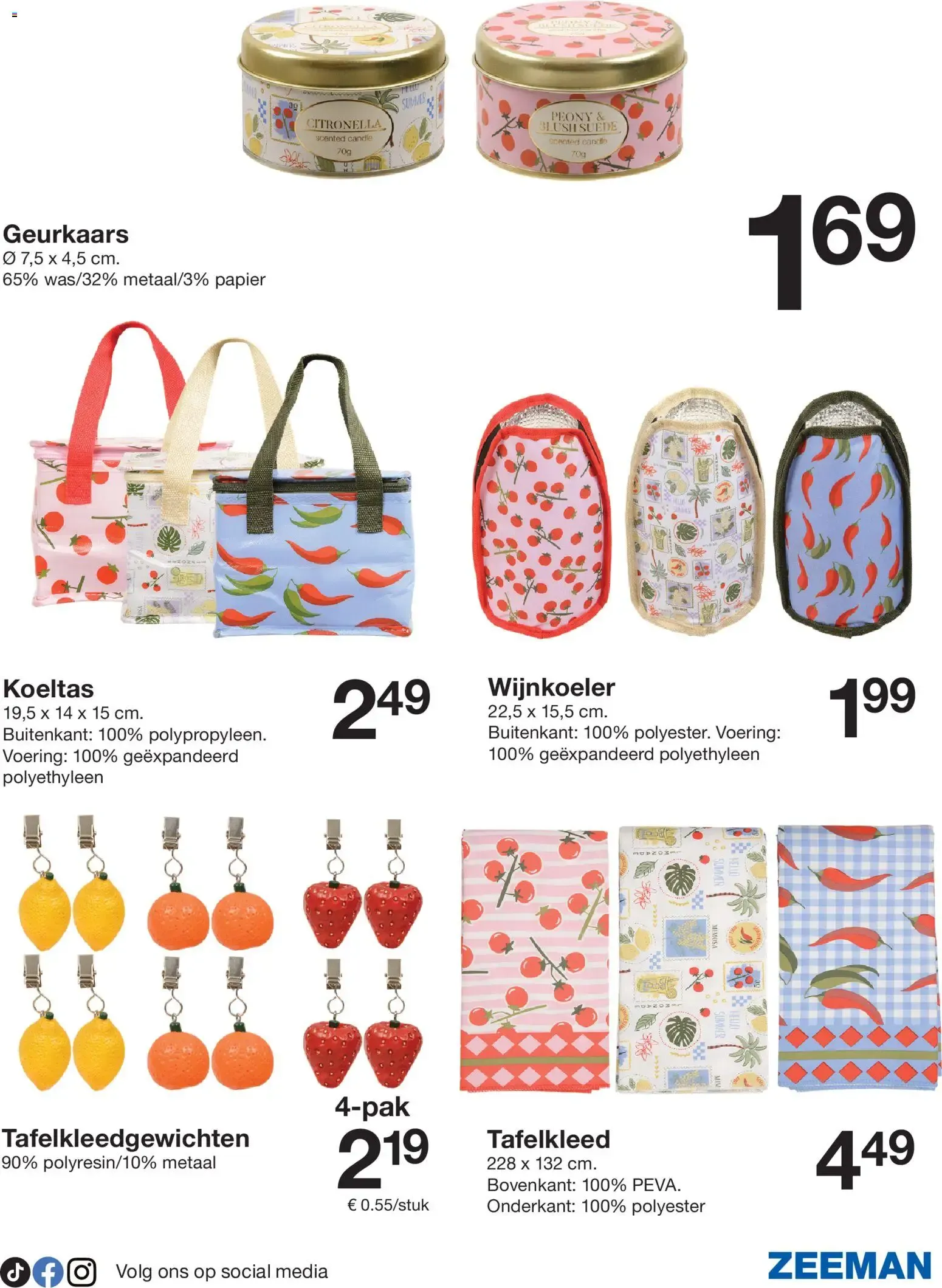 Zeeman: Todo lo que necesitas para tus vacaciones van 6 juni tot 12 juni 2026 - Folder pagina 7