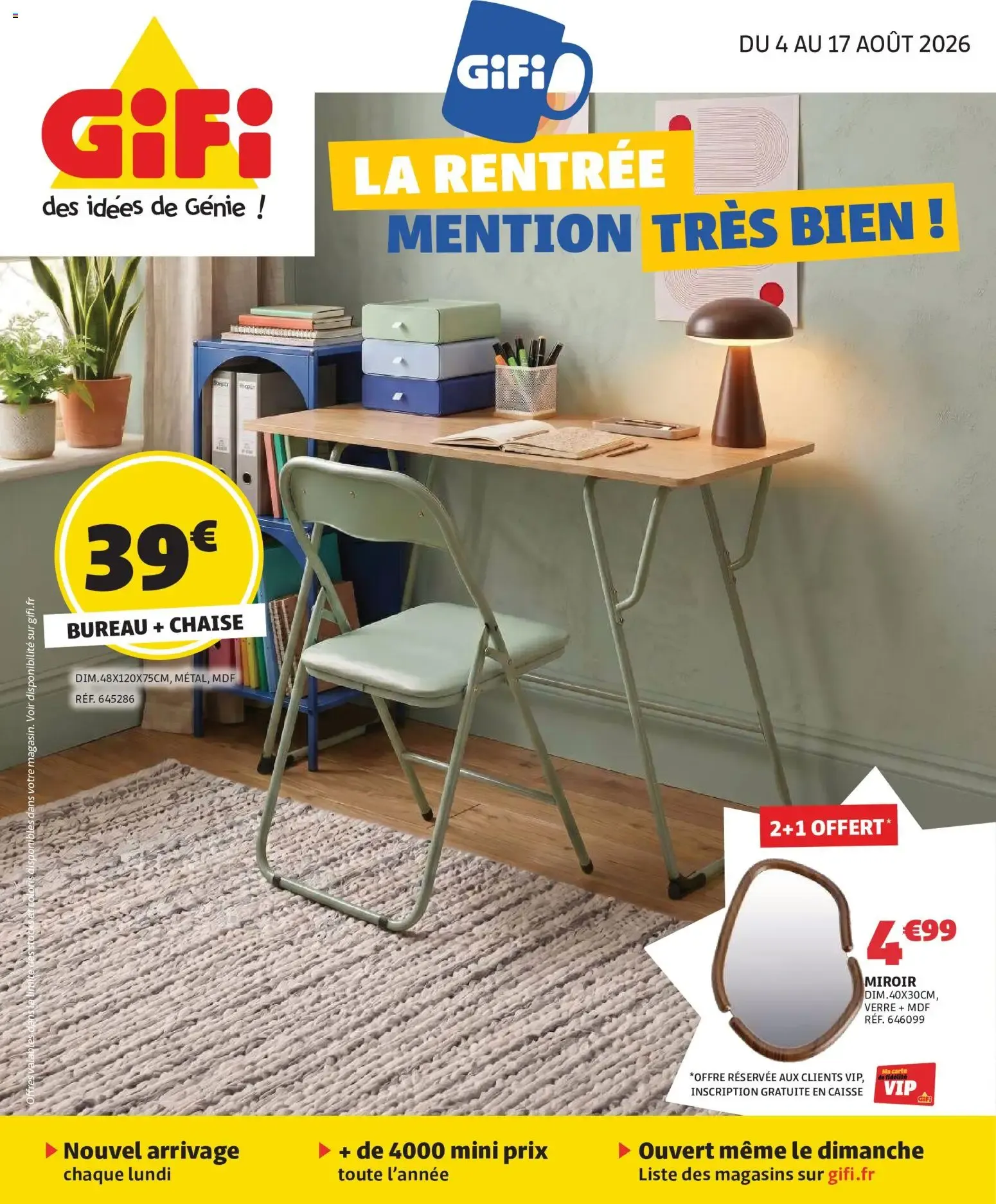 GiFi catalogue à partir du 04/08/2026 - promo en ligne du 4 août au 17 août 2026 - Catalogue page 1
