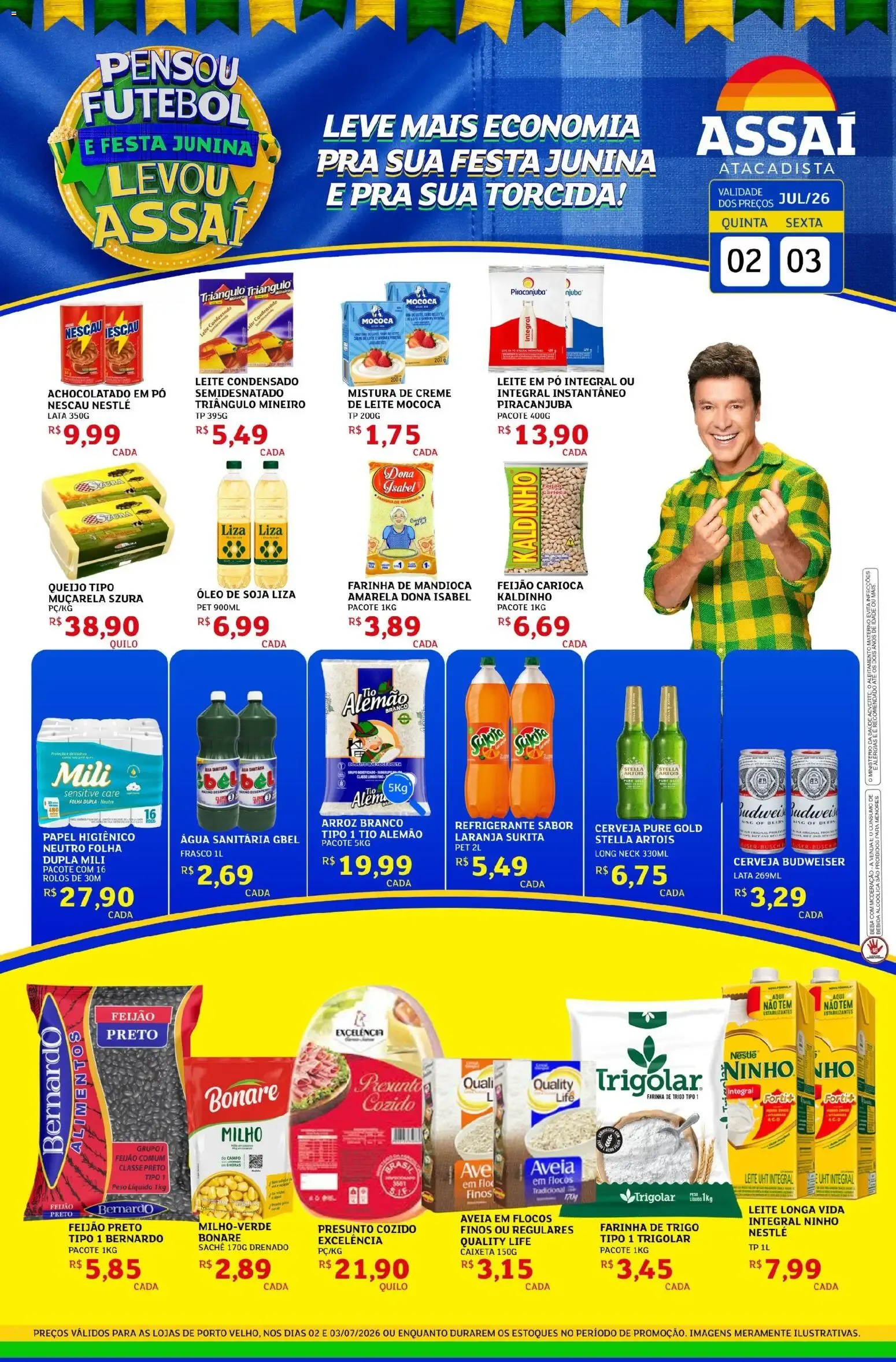 Encarte de Assaí Atacadista ofertas - RO de 02/07/2026 | Promoções Online 2 de julho até 3 de julho 2026 - Pagina 1