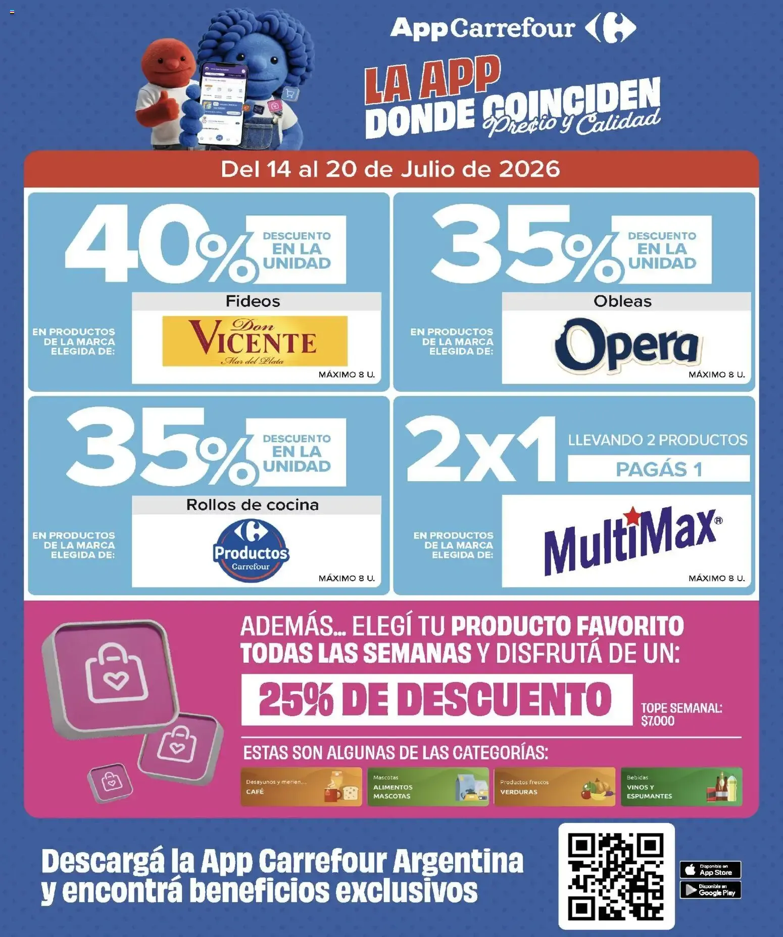 Ofertas de Carrefour Market catálogo del 14/07/2026 - 20/07/2026 14 de julio al 20 de julio 2026 - Página 3 del catálogo