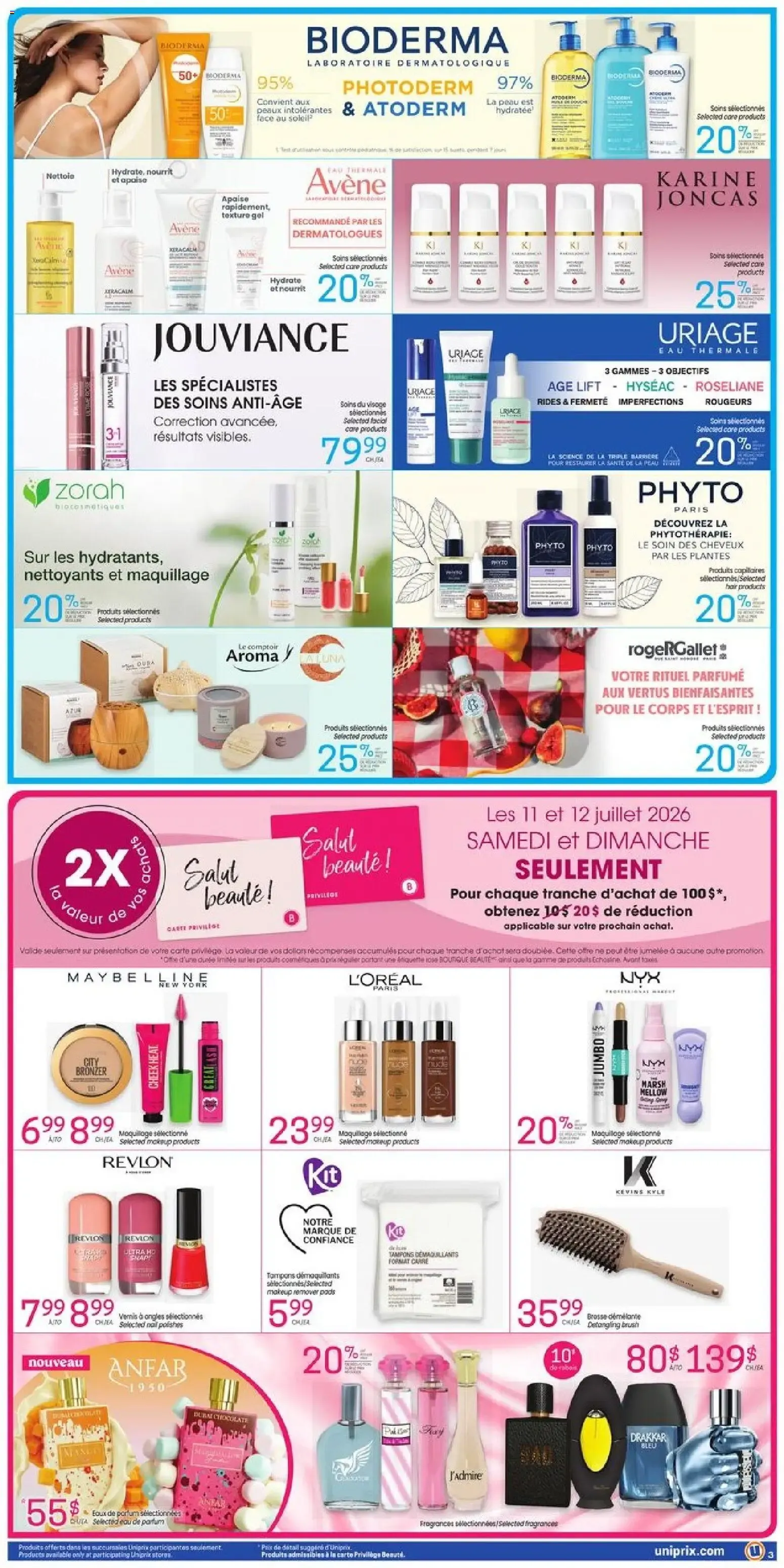 Uniprix weekly flyer / circulaire from Jul 9, 2026 > weekly specials & deals from July 9 to July 15 2026 - flyer page 4