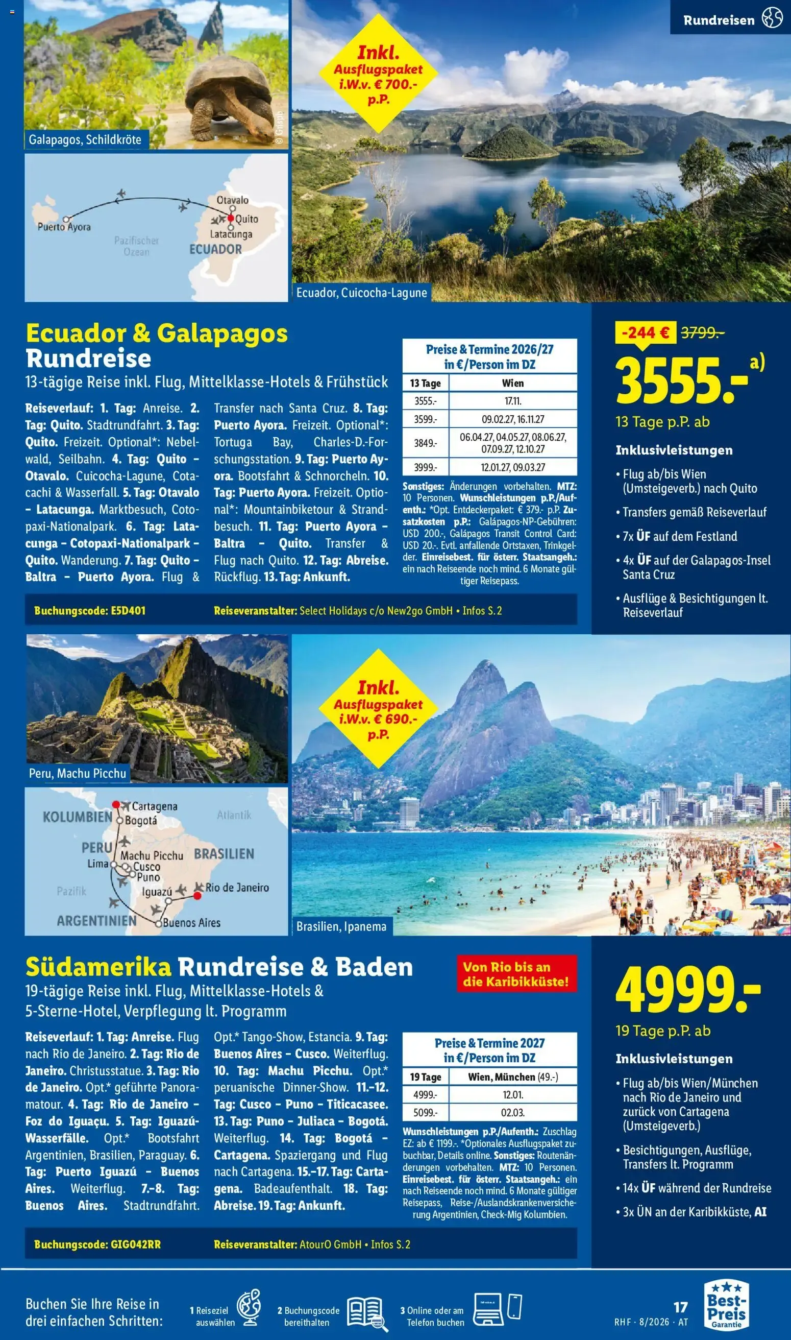 Lidl Reisen - Traumurlaub & Winter-Special Disneyland von 29. Juli bis 31. August 2026 - Flugblätt seite  17