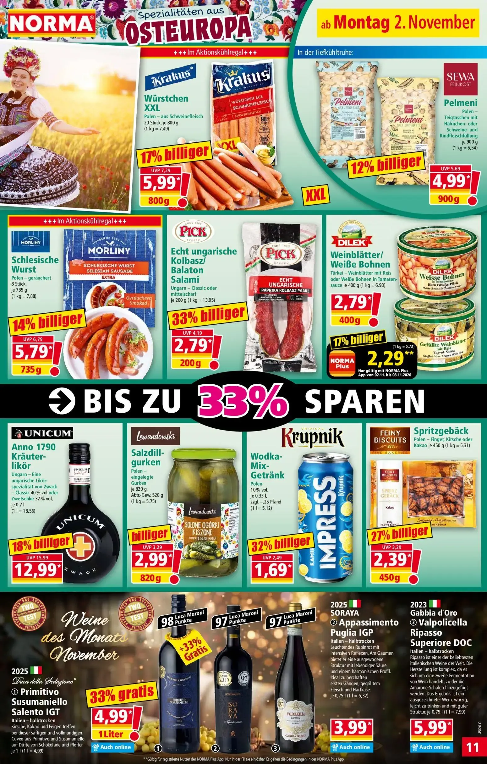 Norma Prospekt (ab 02.11.2026) zum blättern » Angebote von 2. November bis 8. November 2026 - Prospekt seite 11