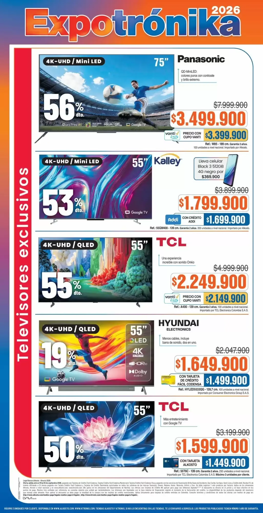 Catalogo de Expo trónika Ofertas Irresistibles 19 de septiembre al 25 de septiembre 2026 - Pag 2