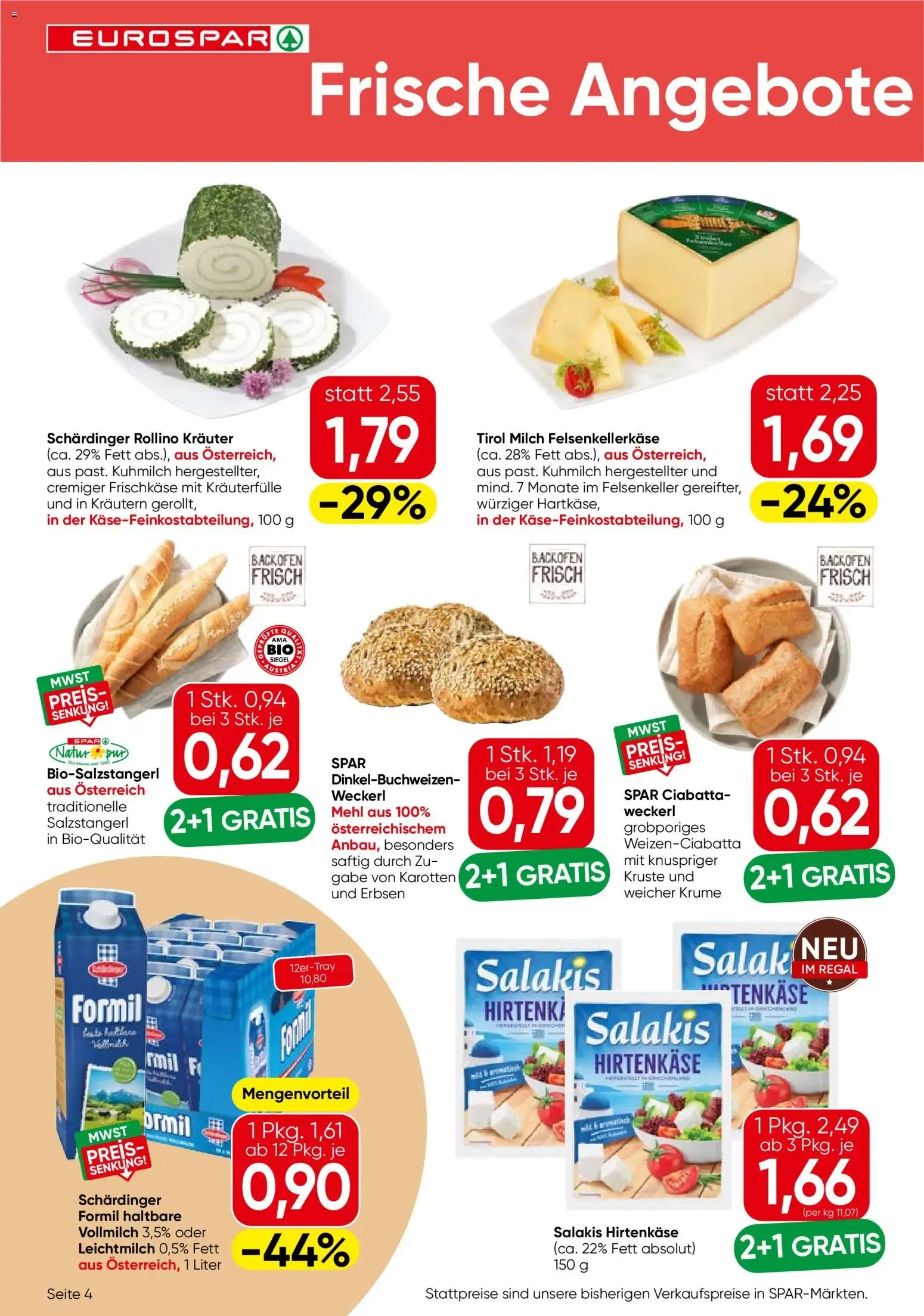 Eurospar Flugblatt von 16.07.2026 - Aktuelle Angebote von 16. Juli bis 29. Juli 2026 - Flugblätt seite 4
