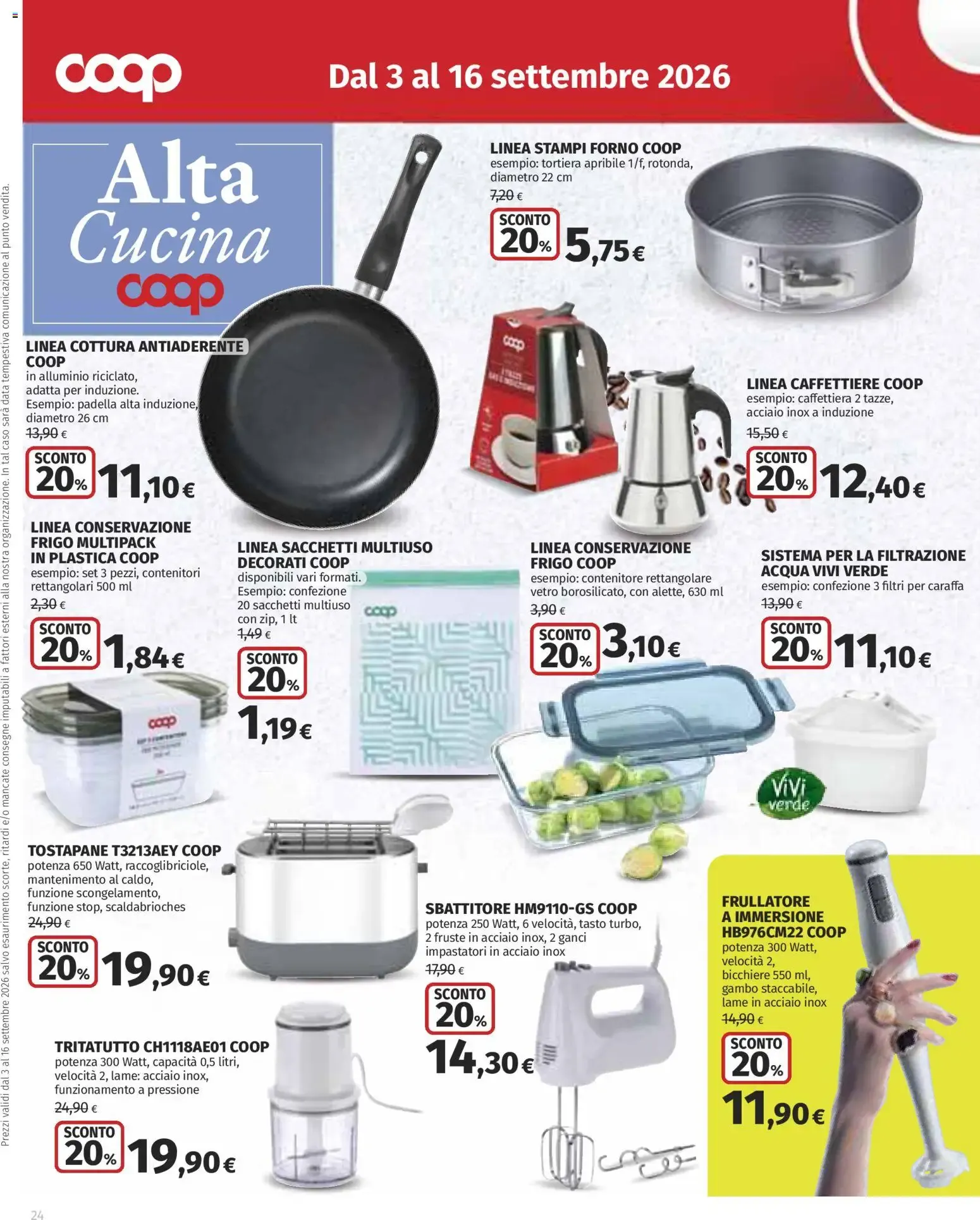 Volantino COOP Anteprima dal 03/09/2026 > NUOVO Promozioni da 3 settembre a 16 settembre di 2026 - Pagina del volantino 24