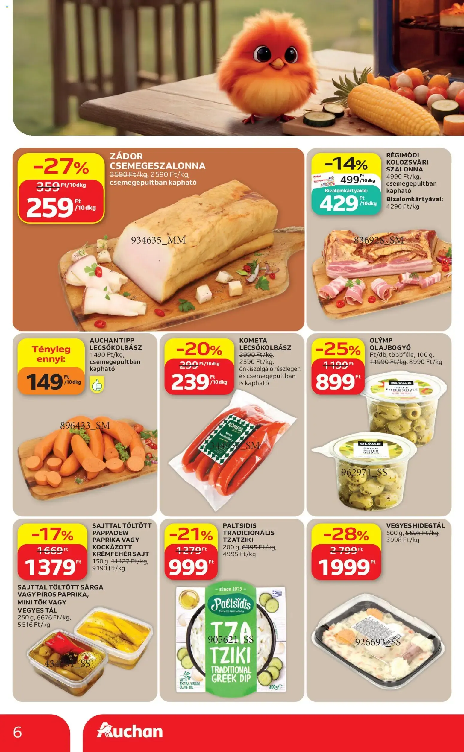 Katalógus Auchan Grill ajánlataink - 2026.06.25. -tól/töl > akció, lapozható szórólap 🛍️ június 25.-tól július 8.-ig 2026. - Oldal 6