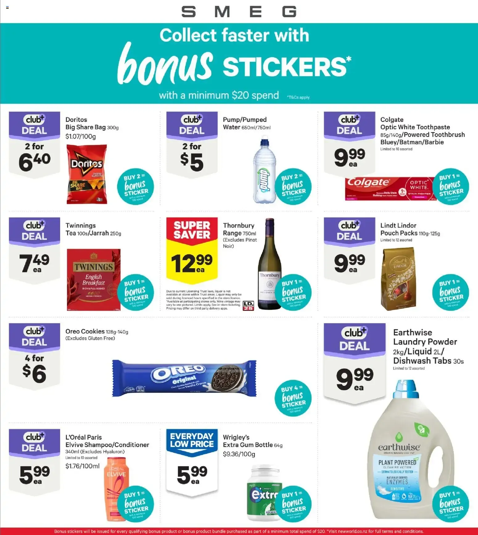 New World: Ofertas en comestibles y promoción de cuchillos SMEG from 31 August to 6 September 2026 - Catalogue Page 3