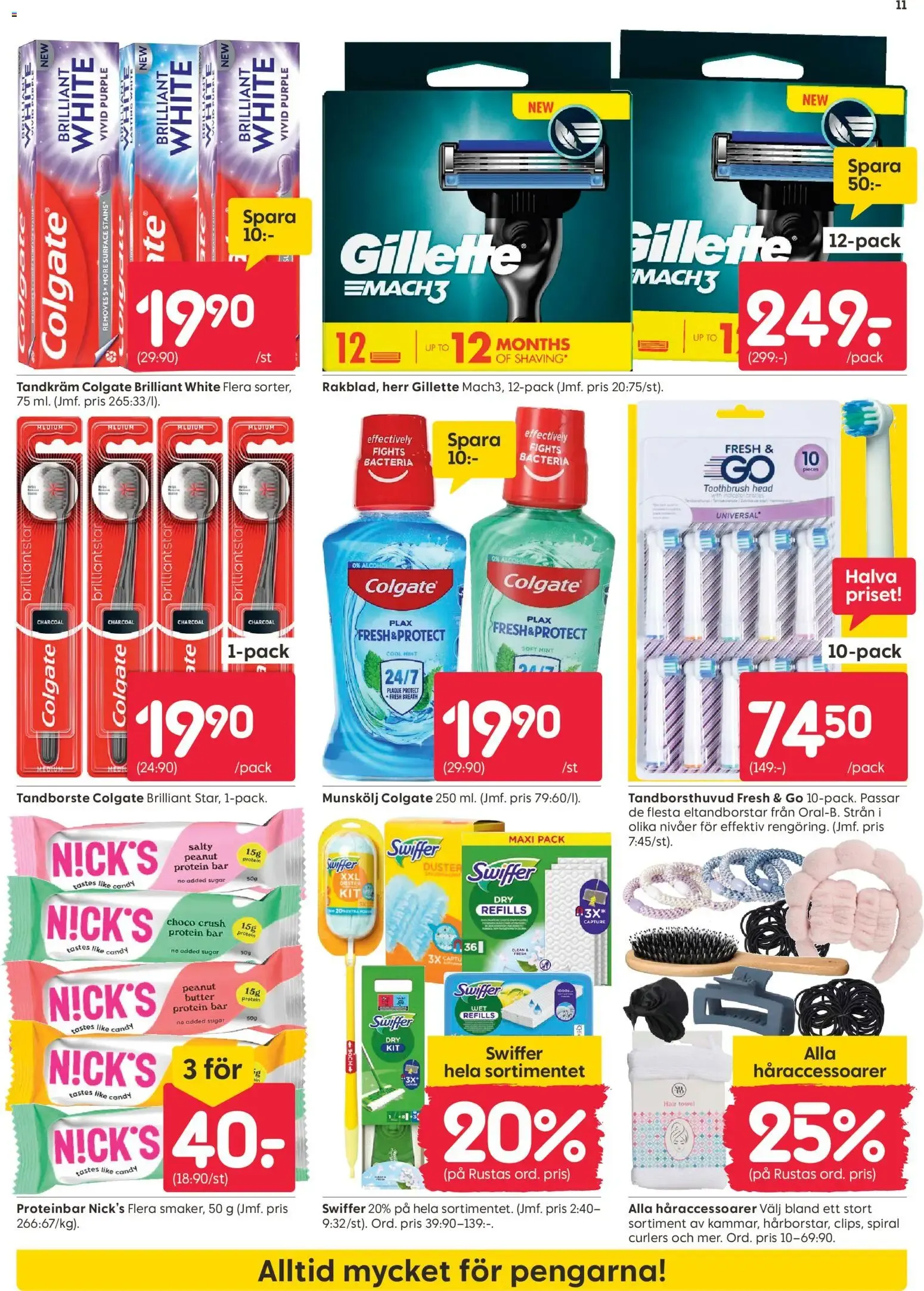 Rusta erbjudanden från 31/08/2026 - 06/09/2026 > Reklamblad nuvarande rabatter från 31 augusti till 6 september 2026 - Reklamblad sidor 11