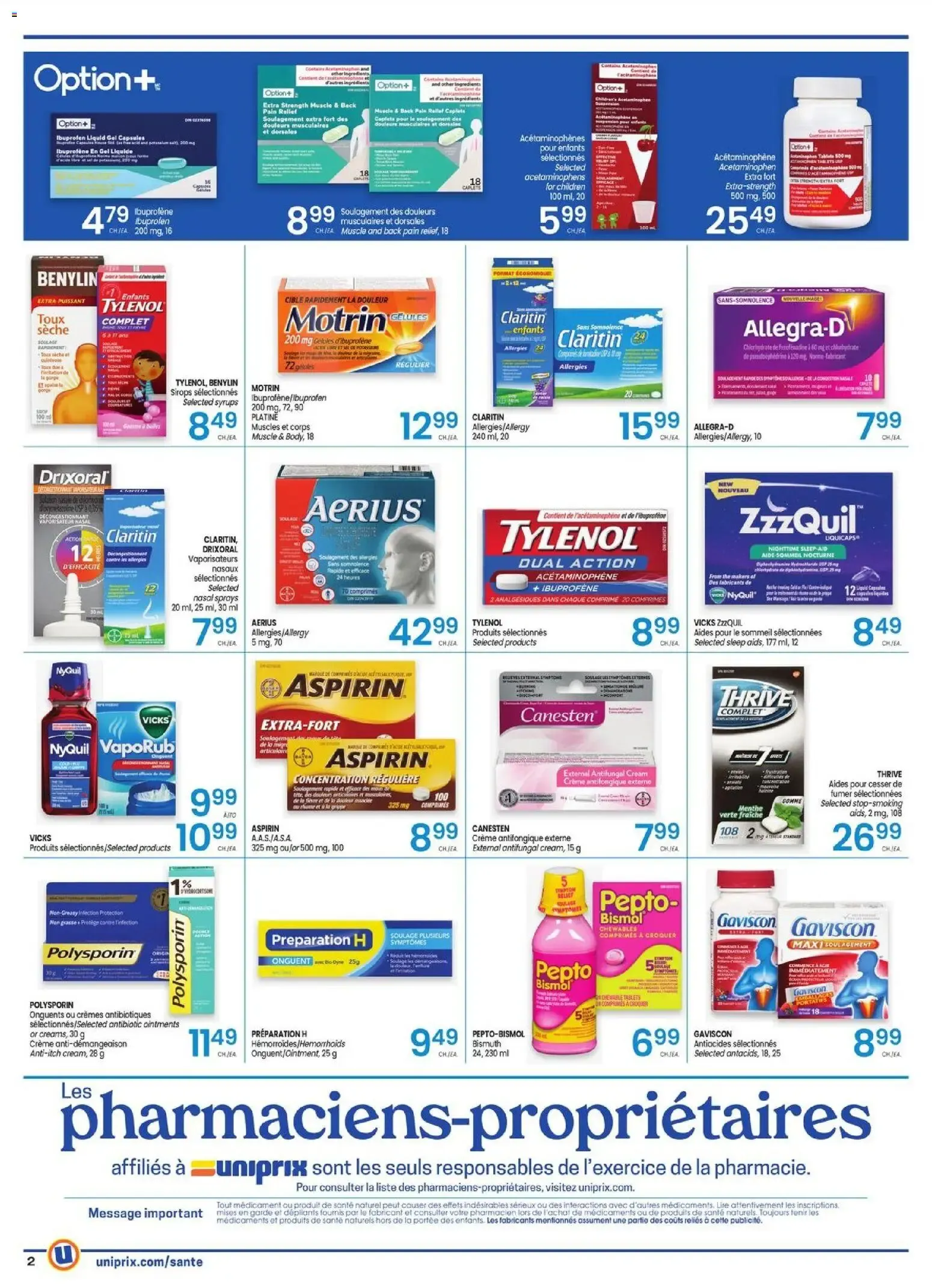 Uniprix - Uniprix Sante from Jun 4, 2026 > weekly specials & deals from June 4 to June 10 2026 - flyer page 2