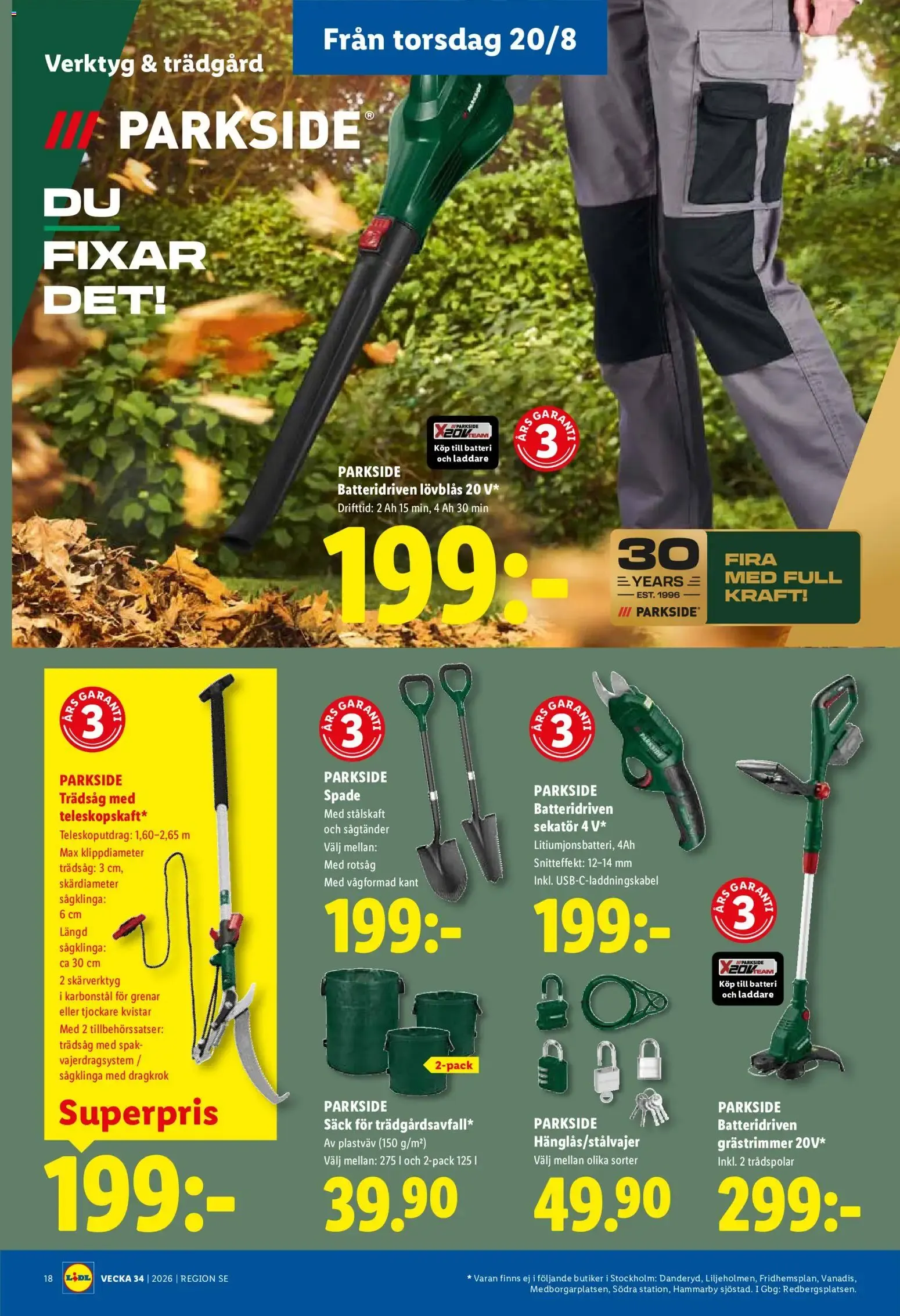Lidl: Kvalitetssäkrade frukter och grönsaker. Det lönar sig. från 17 augusti till 23 augusti 2026 - Reklamblad sidor 22