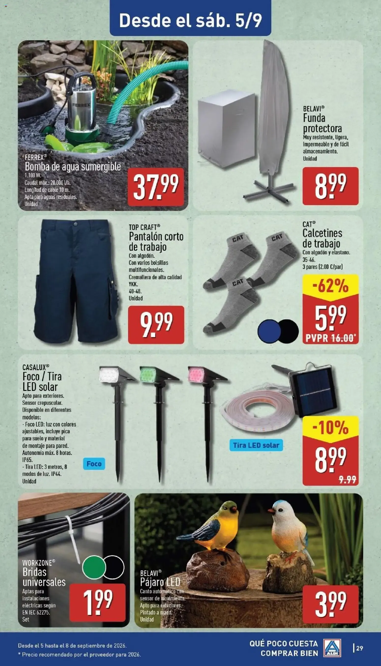 Catálogo de Aldi folleto | Catálogo 31 de agosto al 6 de septiembre 2026 - Página 28