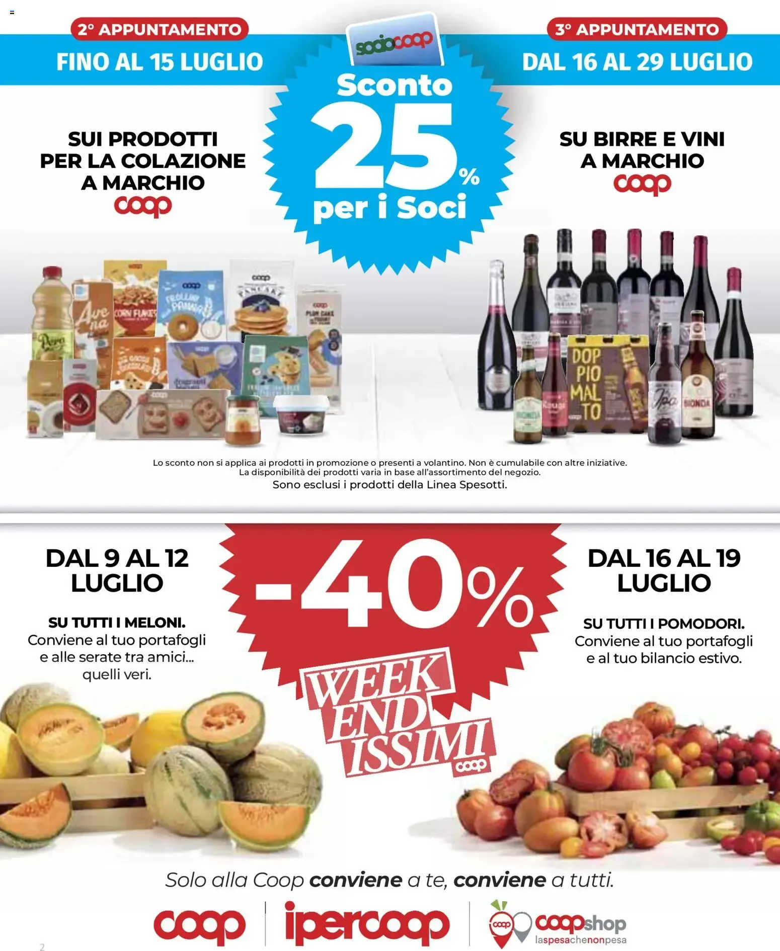 COOP Extra Offerte da 9 luglio a 22 luglio di 2026 - Pagina del volantino 2