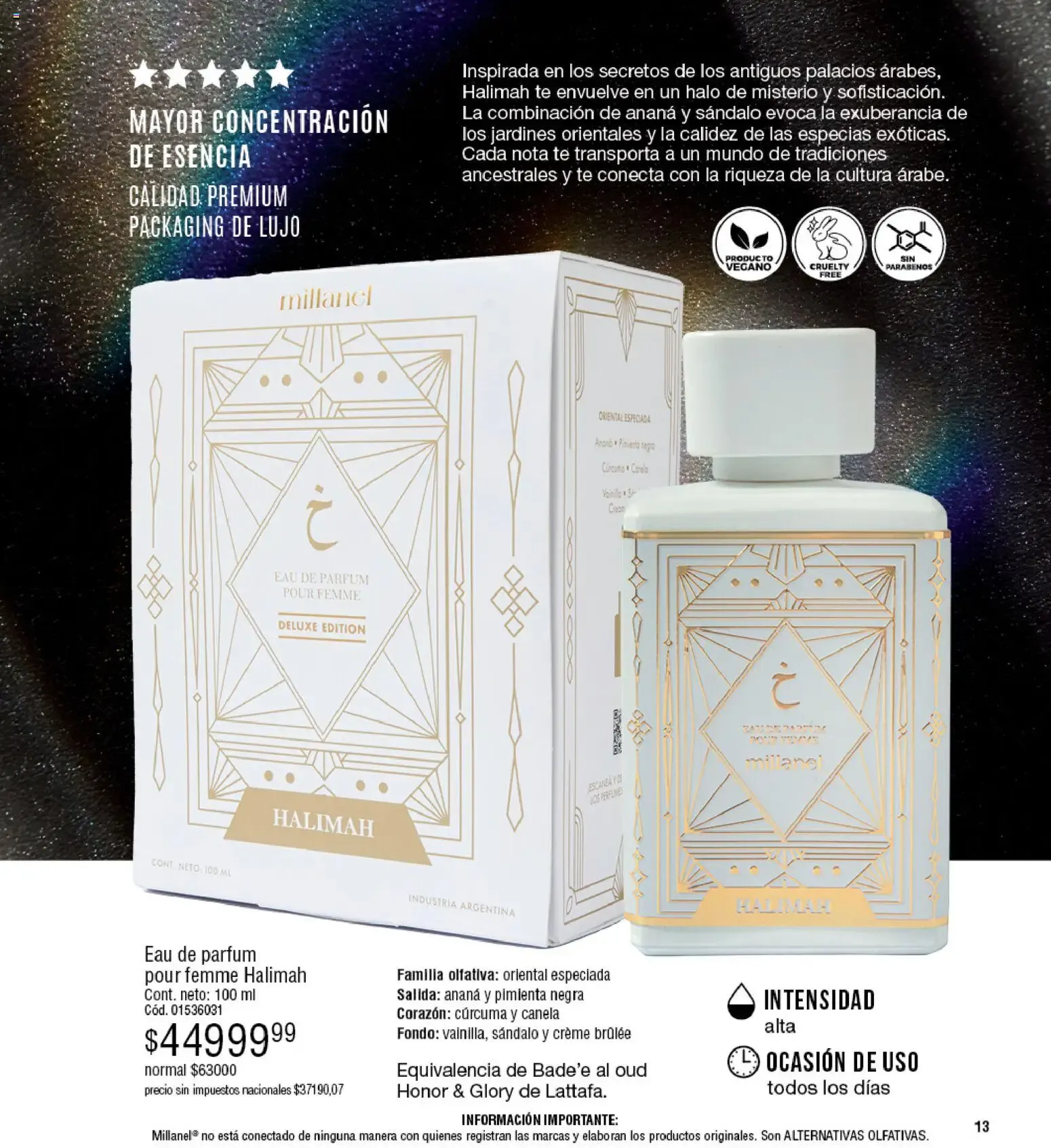 Ofertas de Millanel - Compartí belleza, celebrá amistad! 20 de julio al 20 de julio 2026 - Página 13 del catálogo