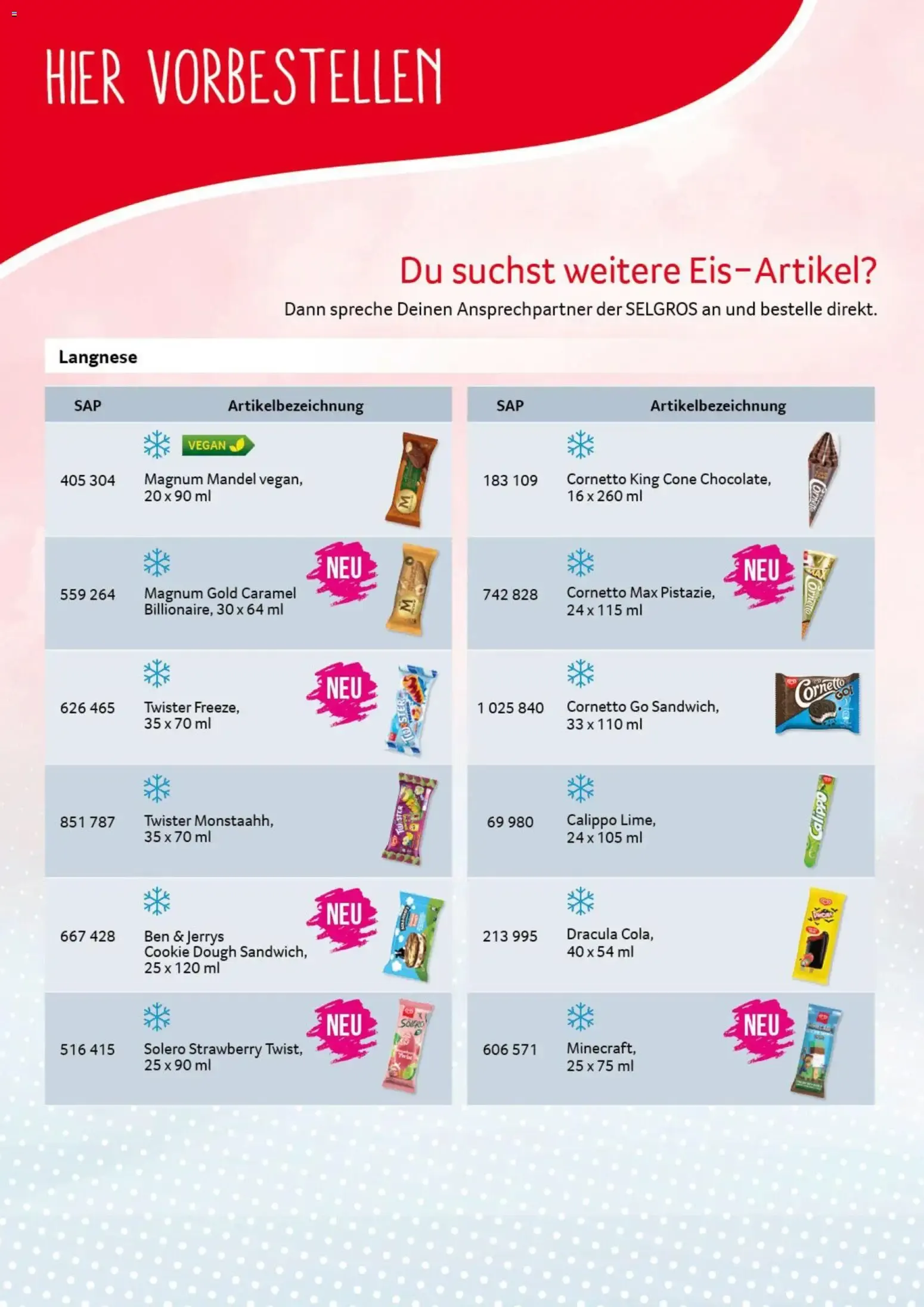 Selgros Impuls Eis (ab 20.07.2026) zum Blättern von 20. Juli bis 31. August 2026 - Prospekt seite 10