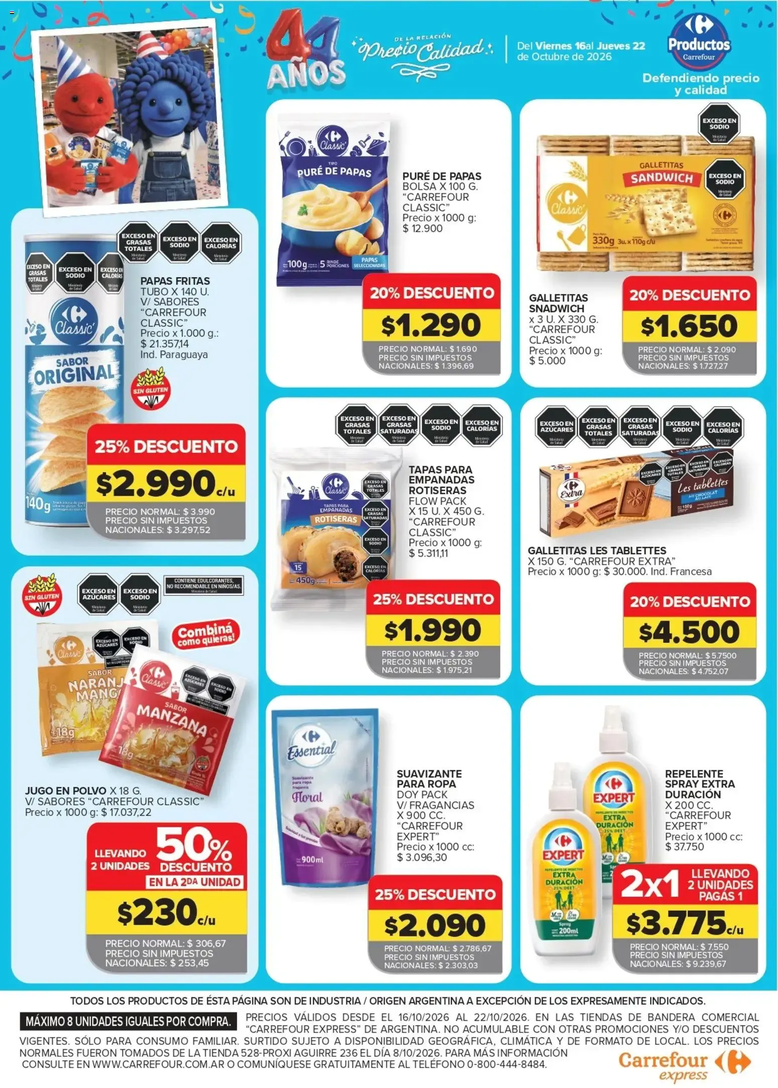 Ofertas de Carrefour Express catálogo del 16/10/2026 - 22/10/2026 16 de octubre al 22 de octubre 2026 - Página 5 del catálogo