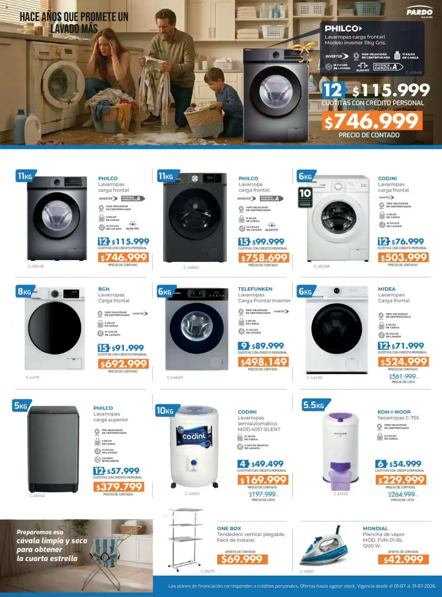 Ofertas de Catálogo Pardo Hogar 1 de julio al 31 de julio 2026 - Página 3 del catálogo