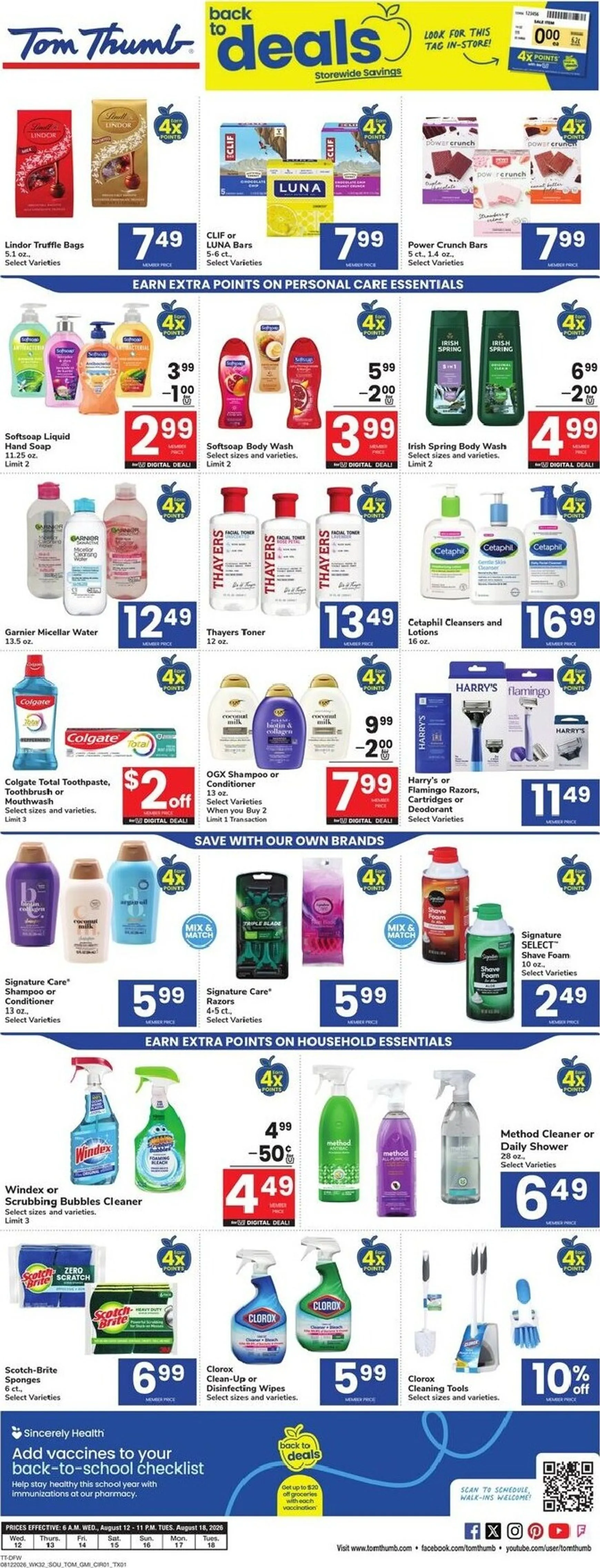 Weekly ad Tom Thumb 4 Day Sale from August 12 to August 15 2026 - Page 5