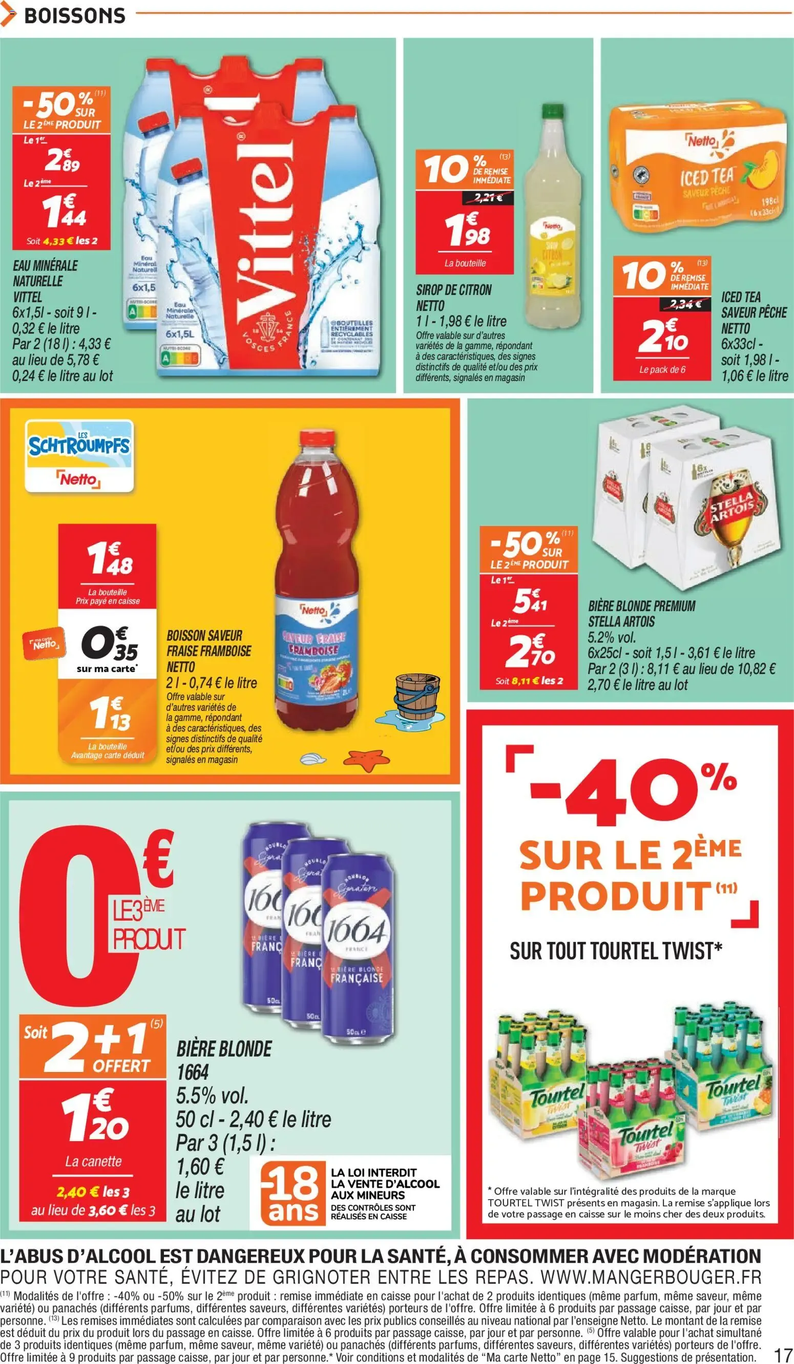 Netto Rendez-vous prix bas à partir du 07/07/2026 - promo en ligne du 7 juillet au 20 juillet 2026 - Catalogue page 17