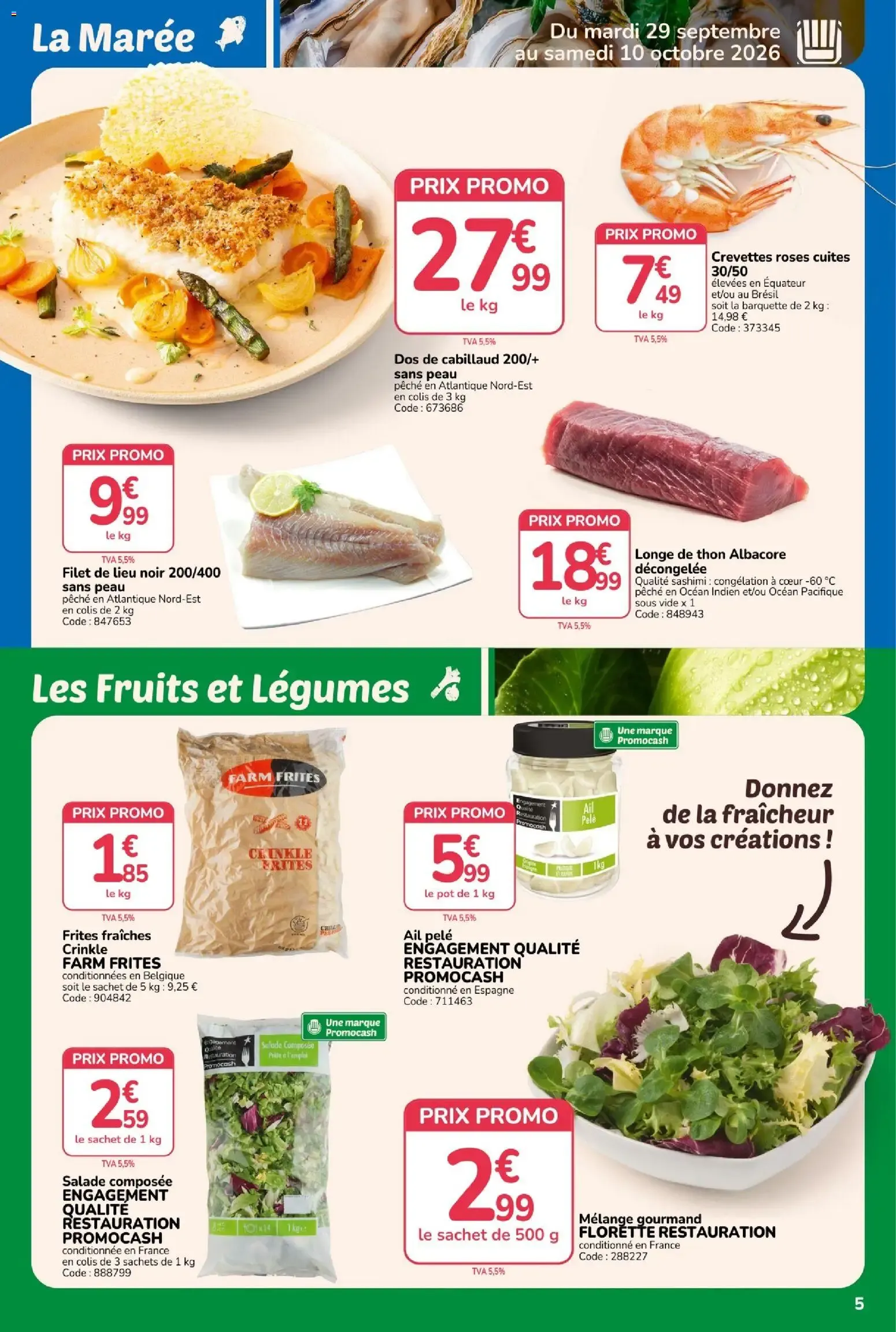Promocash catalogue à partir du 29/09/2026 - promo en ligne du 29 septembre au 10 octobre 2026 - Catalogue page 5