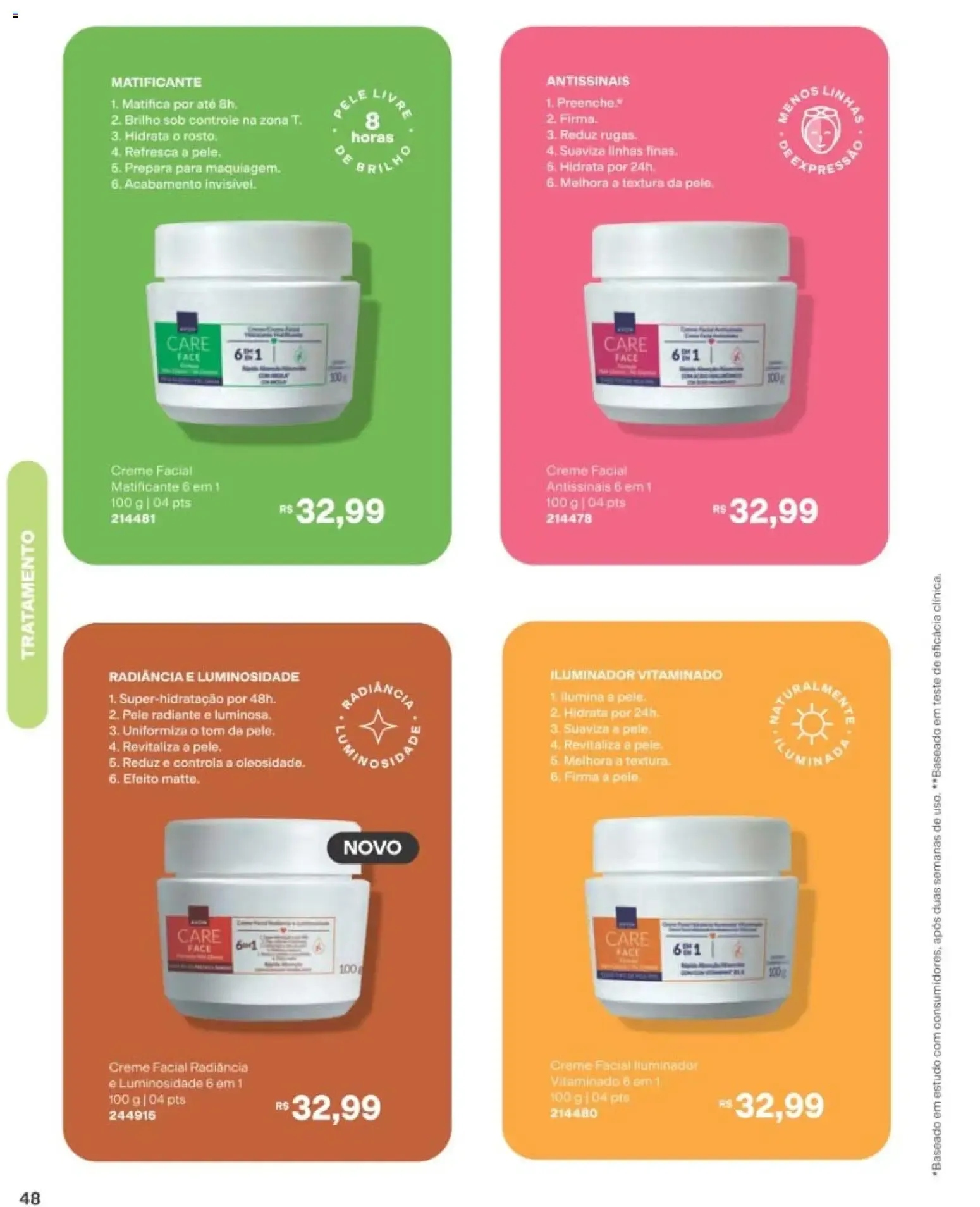 Encarte de Revista Avon folheto - Campanha 11 de 29/06/2026 | Promoção Online 29 de junho até 20 de julho 2026 - Pagina 48