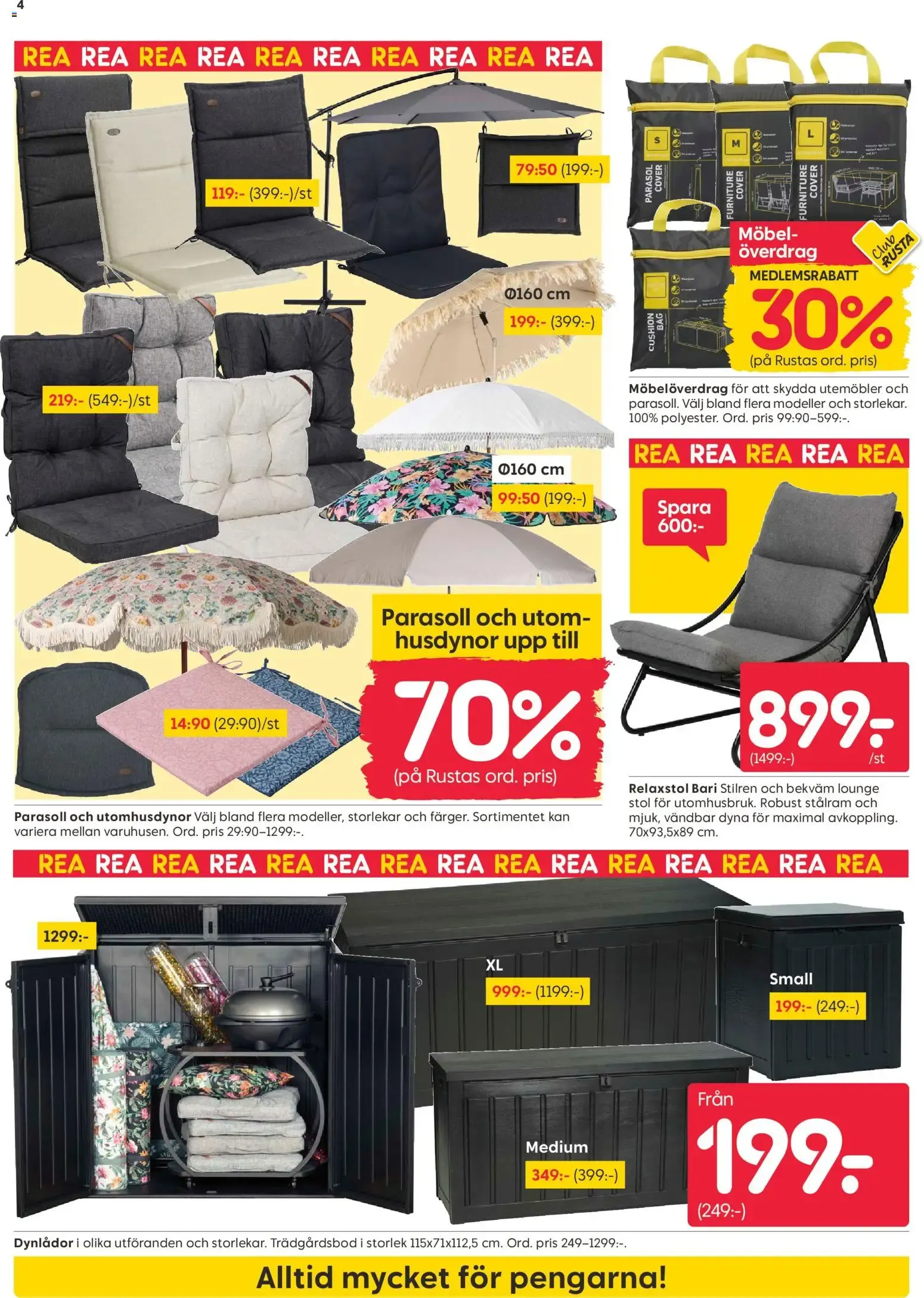 Rusta erbjudanden från 27/07/2026 - 02/08/2026 > Reklamblad nuvarande rabatter från 27 juli till 2 augusti 2026 - Reklamblad sidor 4