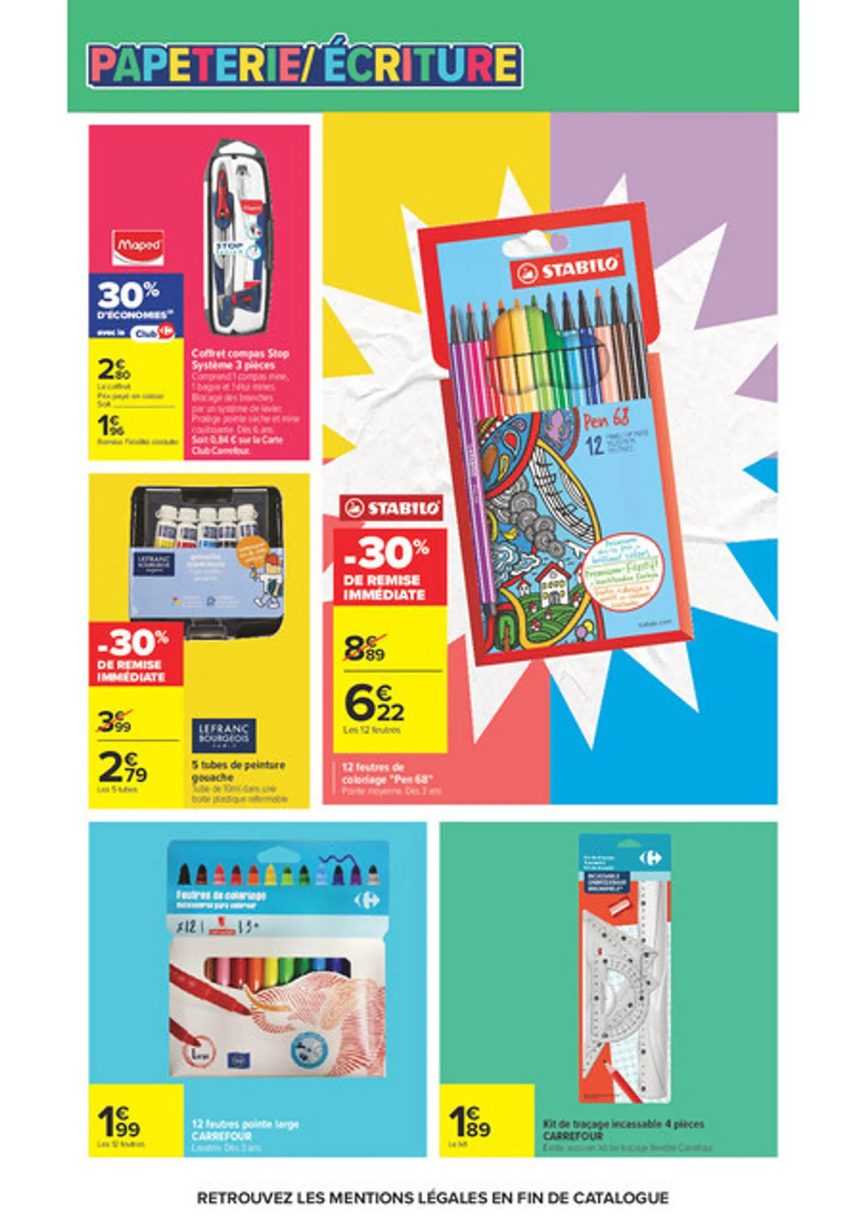 Current Carrefour Market - Rentrée des Classes leaflet valid from du mardi 11/08/2026 to du dimanche 30/08/2026 du 11 août au 30 août 2026 - Catalogue page 9