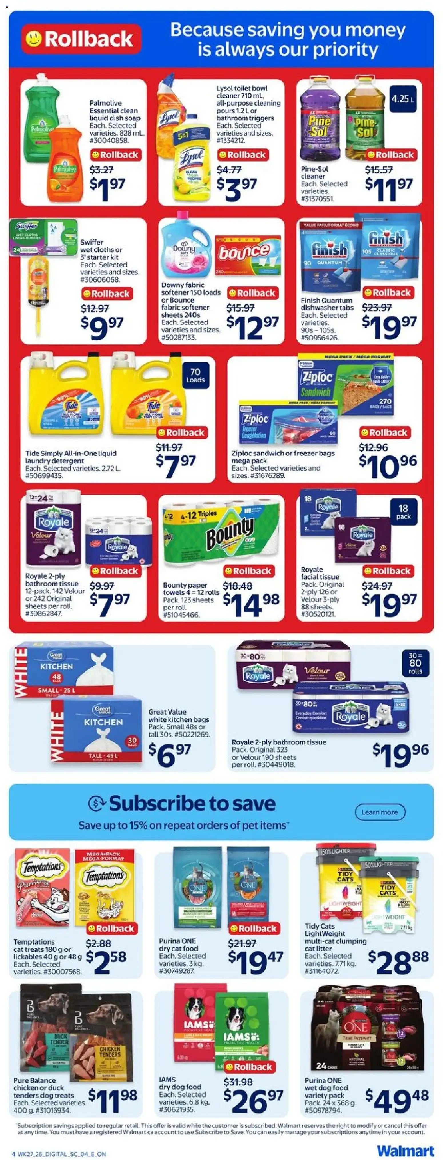 Walmart BBQ and Low Prices from July 23 to August 5 2026 - flyer page 8