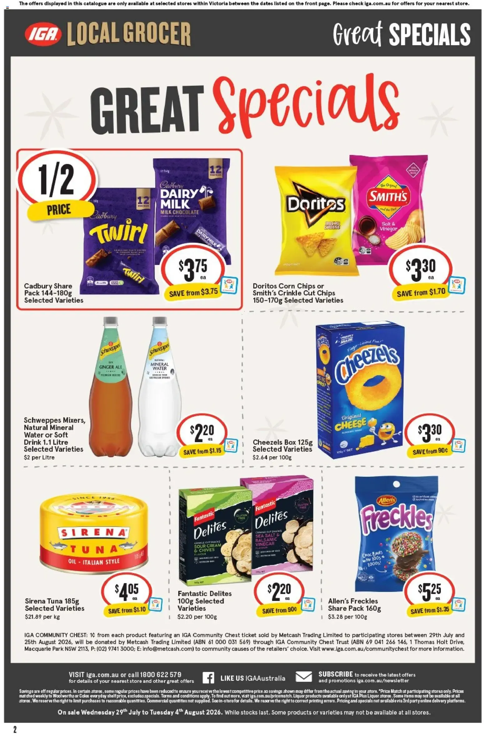 IGA Local Grocer - Catalogue valid from 29 July to 4 August 2026 - page 3