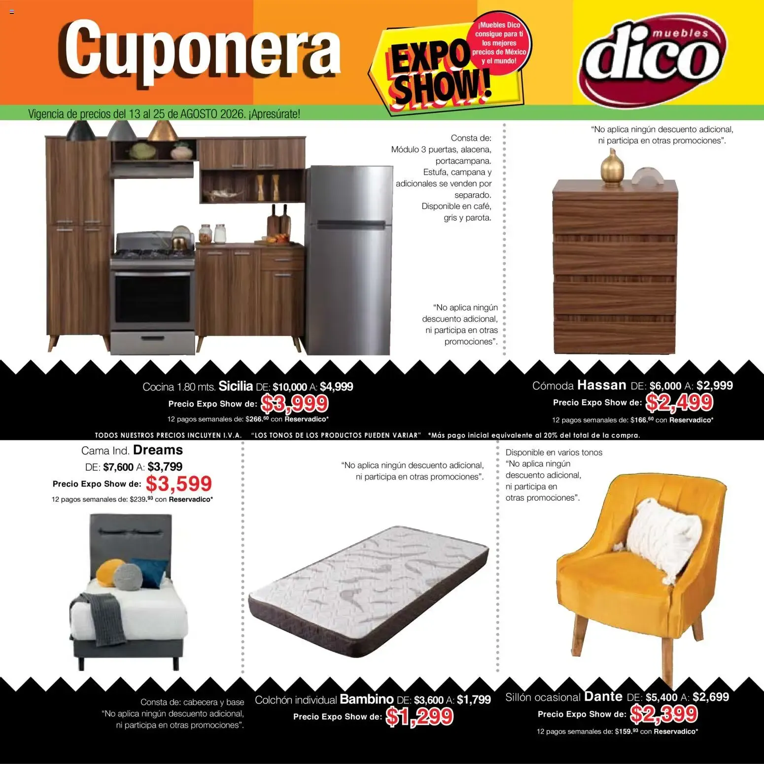 Catálogo de Muebles Dico catálogo Expo Show (13/08/2026 - 25/08/2026) - catálogo en línea 13 de agosto al 25 de agosto 2026 - Pagina 58