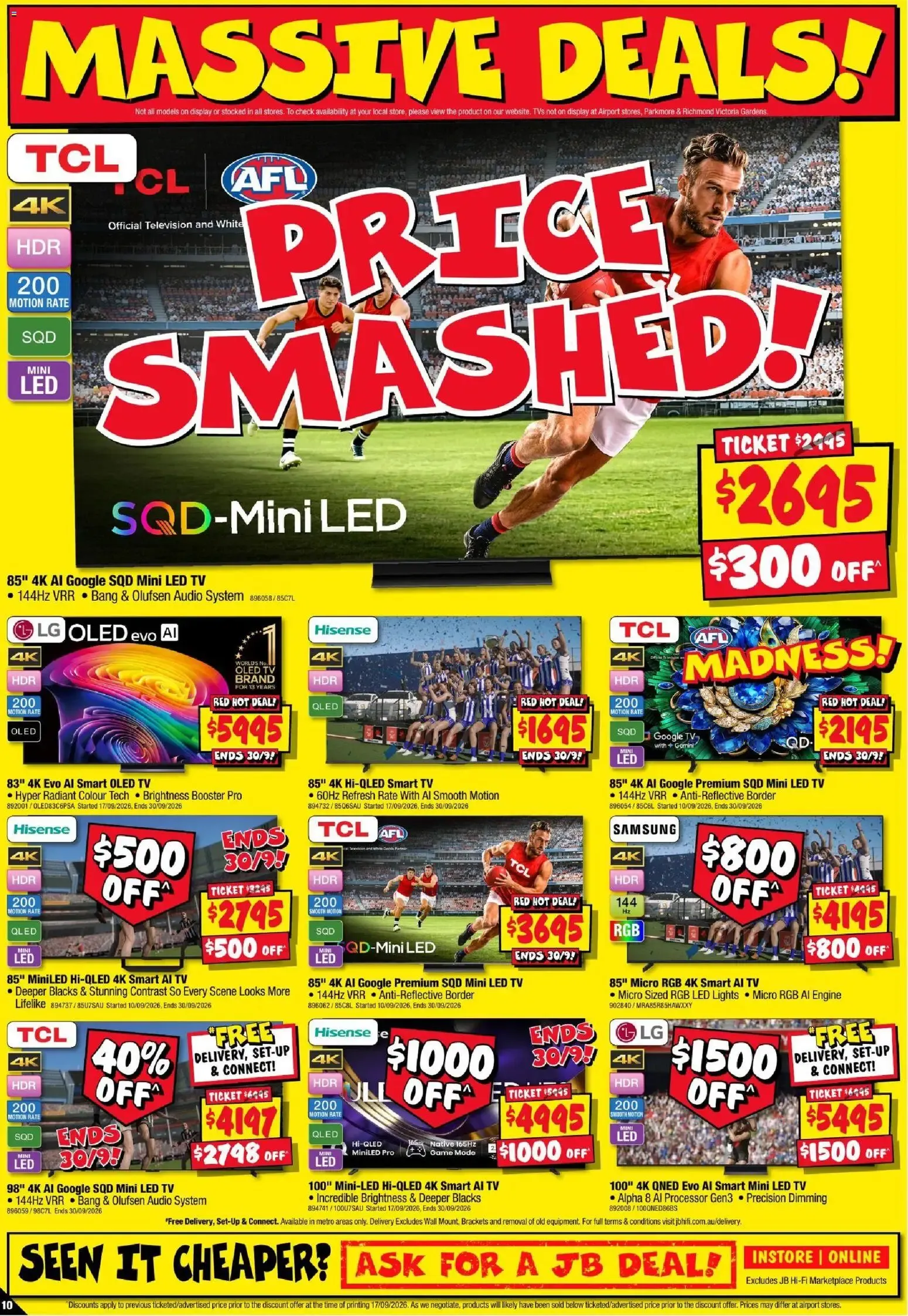 JB HI-FI FOOTY FINALS FRENZY! - Catalogue valid from 24 September to 7 October 2026 - page 10