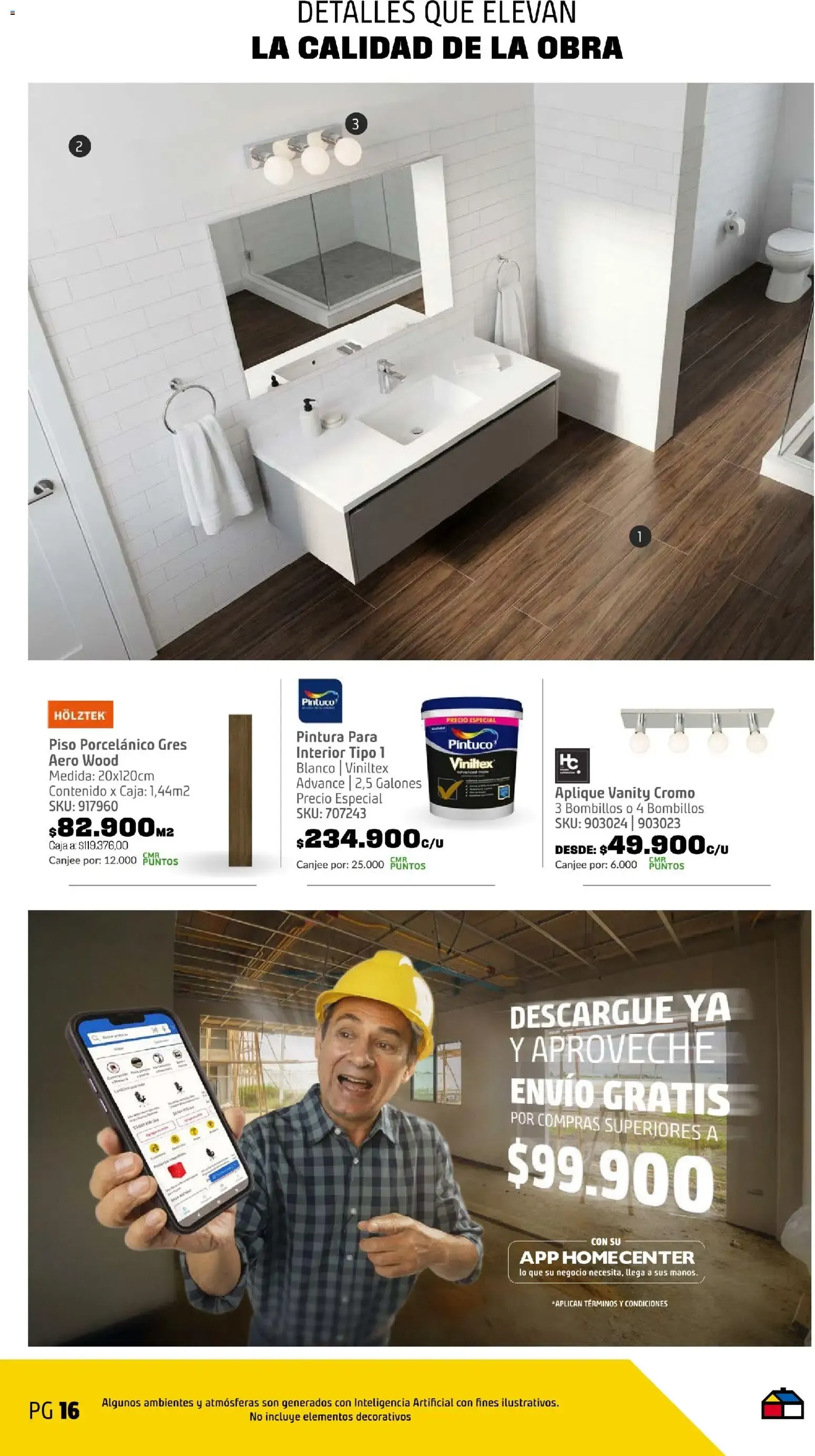 Catalogo de Homecenter catálogo La transformación es imparable desde el 08/09/2026 > Revistas Octubre 8 de septiembre al 23 de octubre 2026 - Pag 16