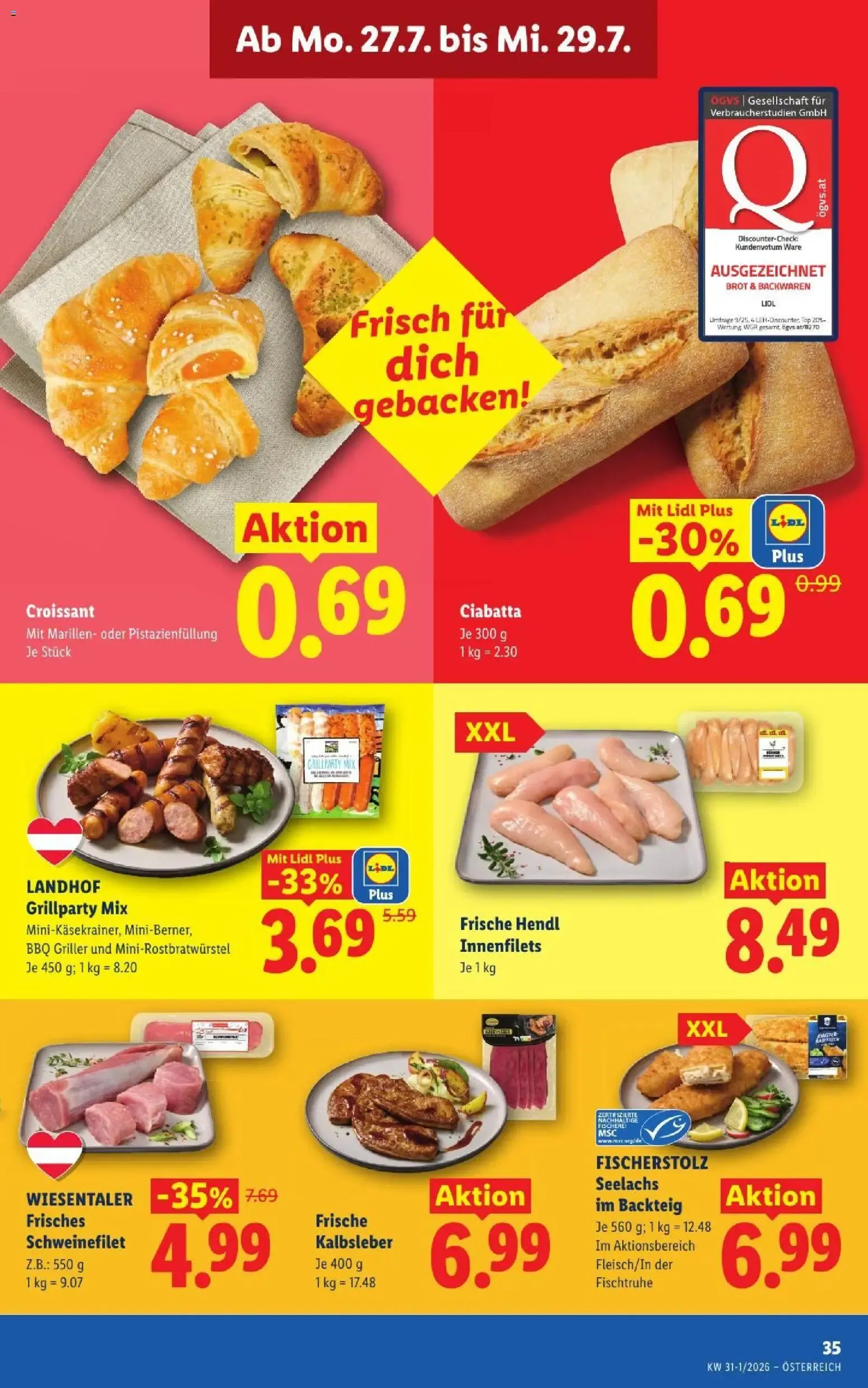 Lidl - Flugblatt ab 23.07.2026 - Angebote ab donnerstag von 23. Juli bis 25. Juli 2026 - Flugblätt seite 44