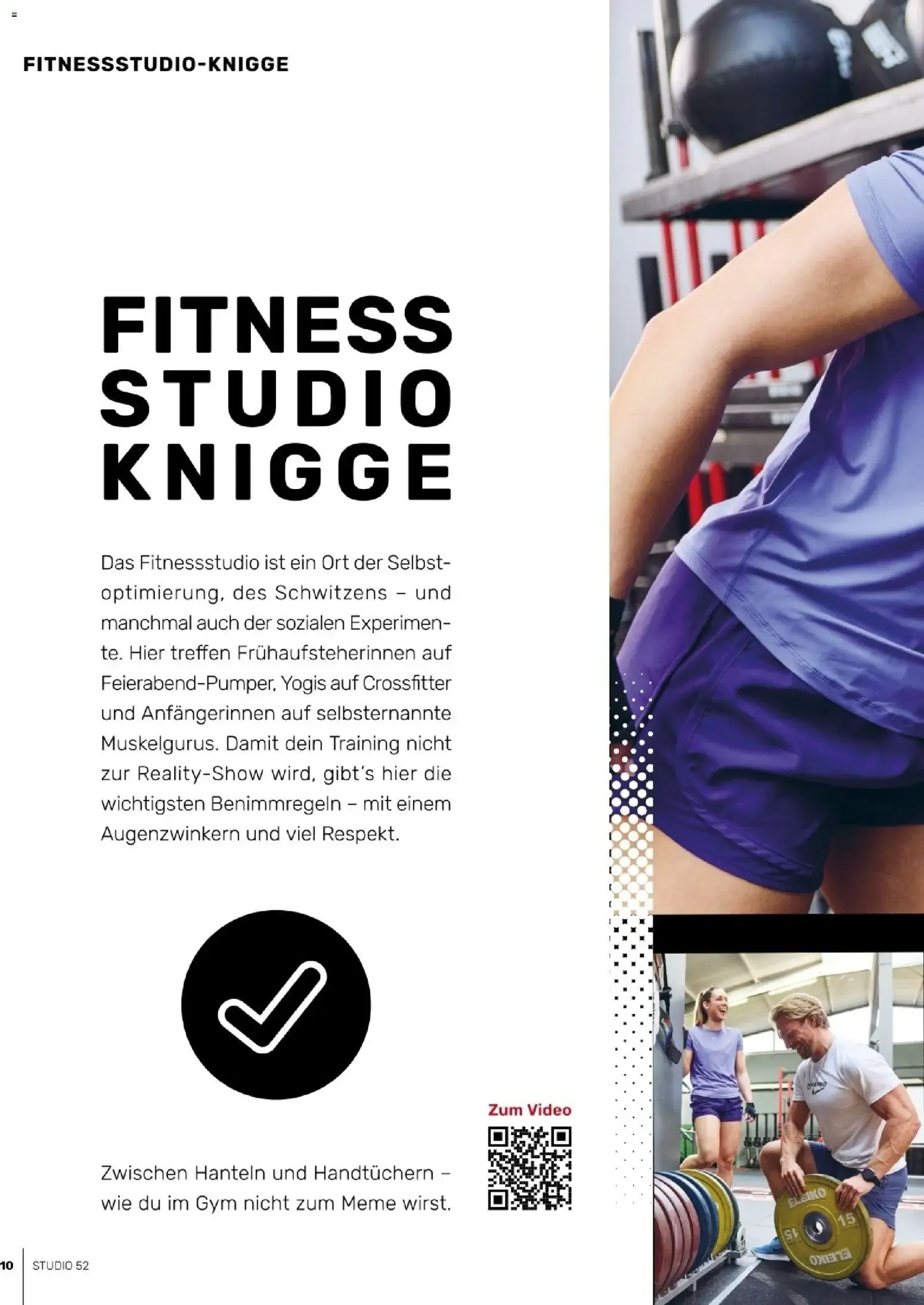 HOME OF STUDIO 52 TRAINING von 26. Januar bis 30. August 2026 - Prospekt seite 10