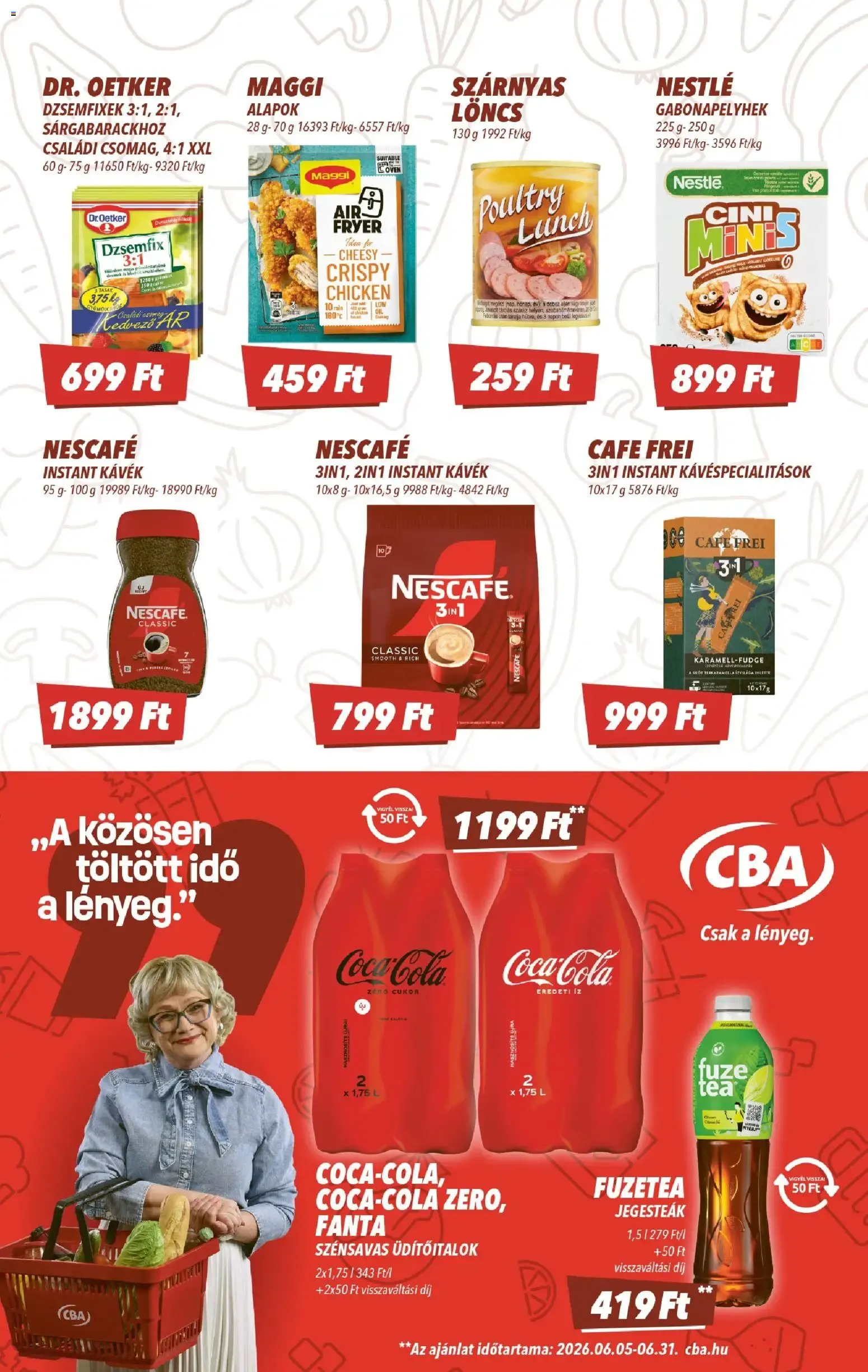Katalógus CBA akciós újság - 2026.06.11. -tól/töl > akció, lapozható szórólap 🛍️ június 11.-tól június 17.-ig 2026. - Oldal 3