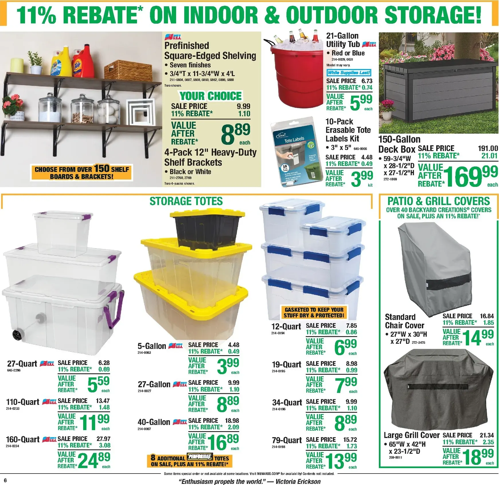 Weekly ad 11% REBATE ON EVERYTHING! from September 3 to September 13 2026 - Page 11