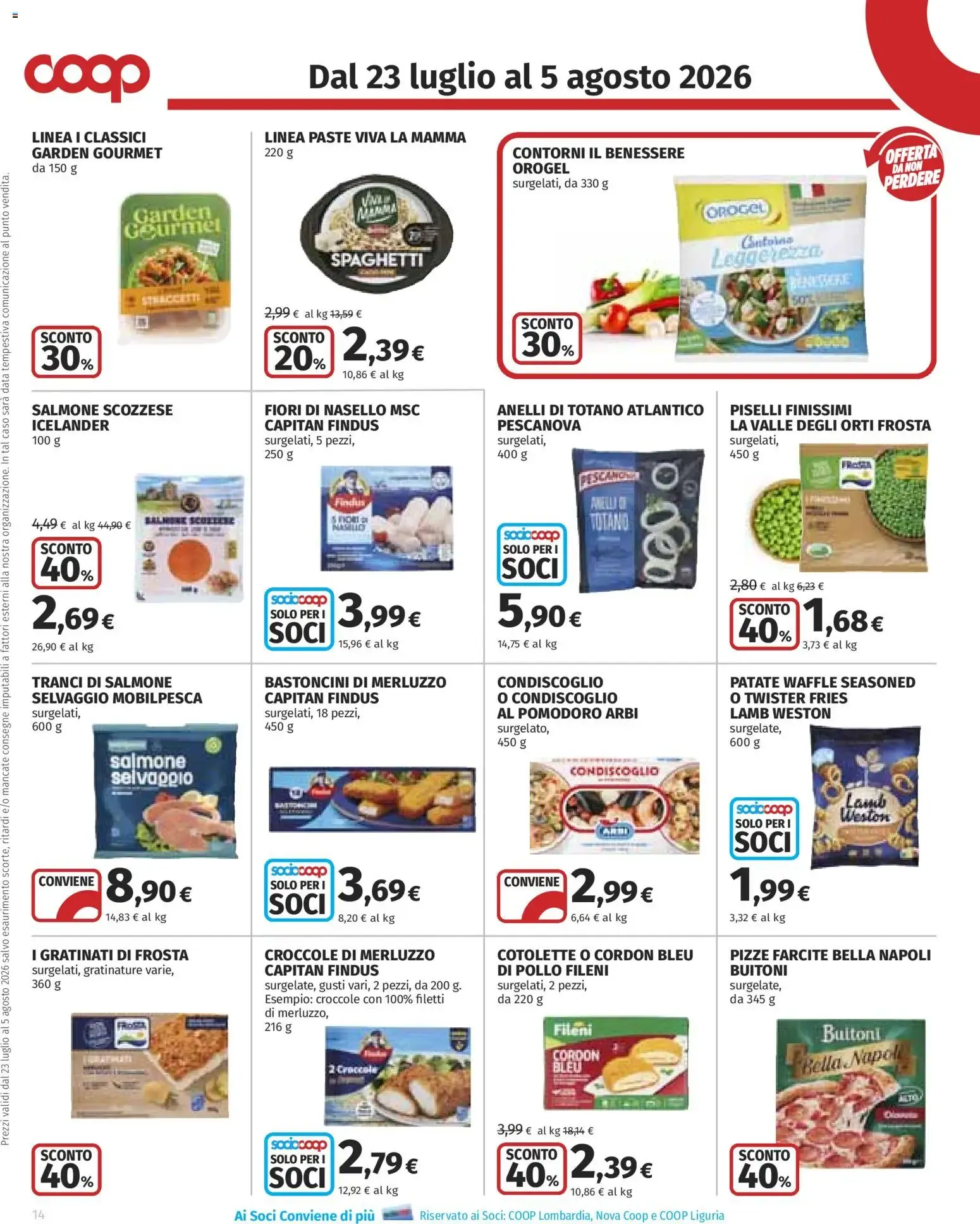 Volantino COOP Anteprima dal 23/07/2026 > NUOVO Promozioni da 23 luglio a 5 agosto di 2026 - Pagina del volantino 14