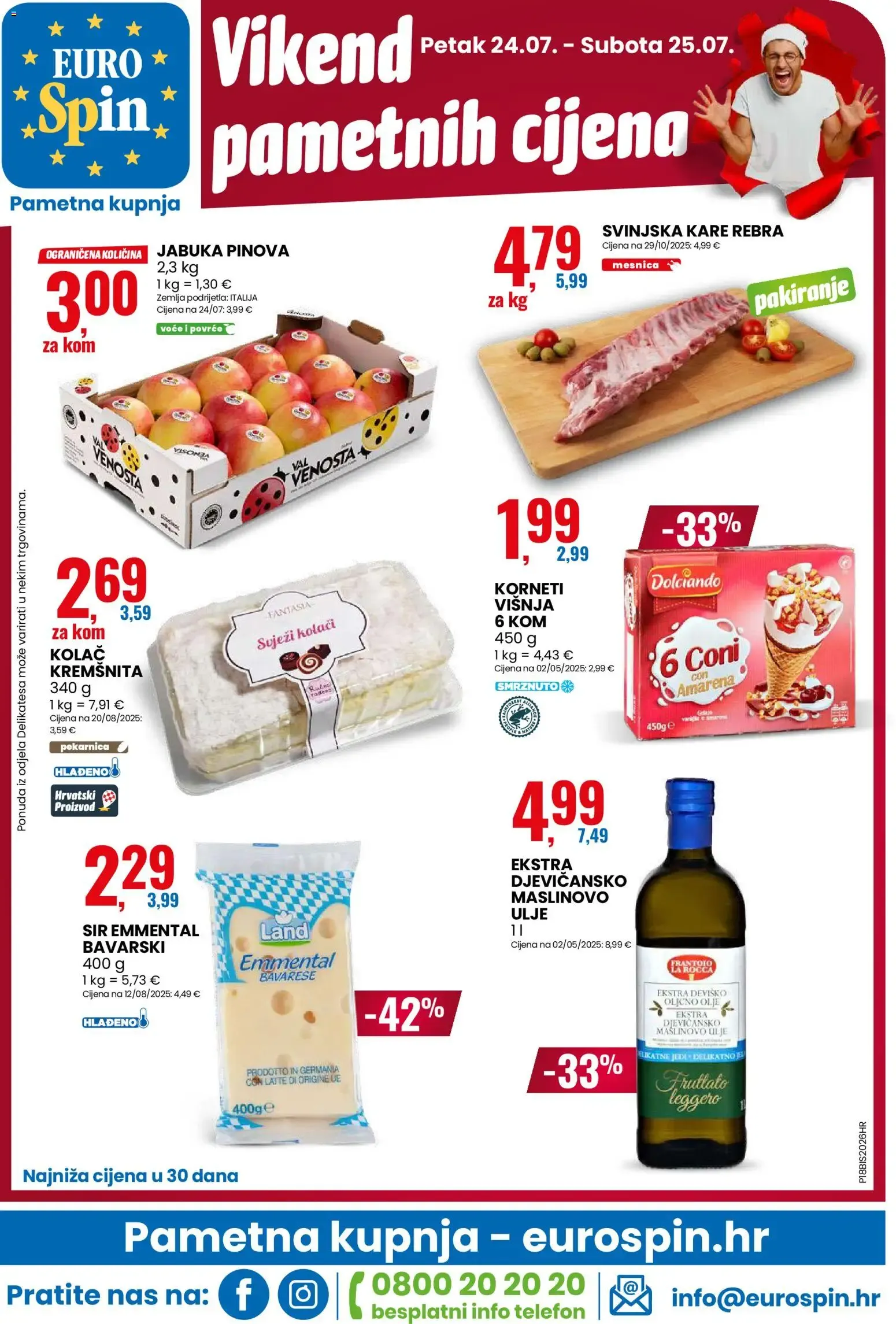 Katalog Eurospin Katalog novi od 22.07.2026 na listanje > letak digitalni od 22. srpnja do 28. srpnja 2026. - Pregled Stranica 16
