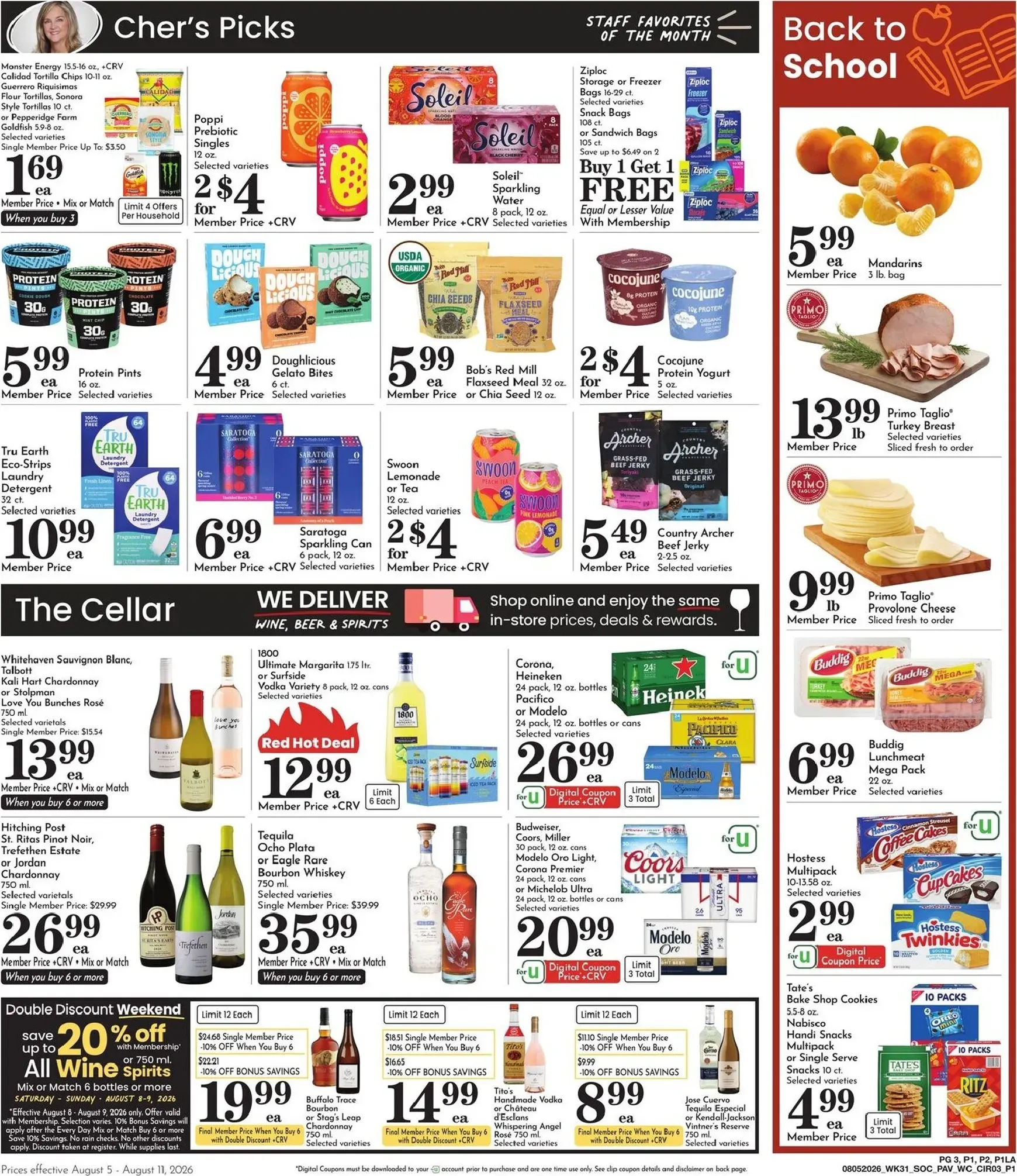 Weekly ad Current Pavilions leaflet valid from Wednesday 08/05/2026 to Tuesday 08/11/2026 from August 5 to August 11 2026 - Page 3