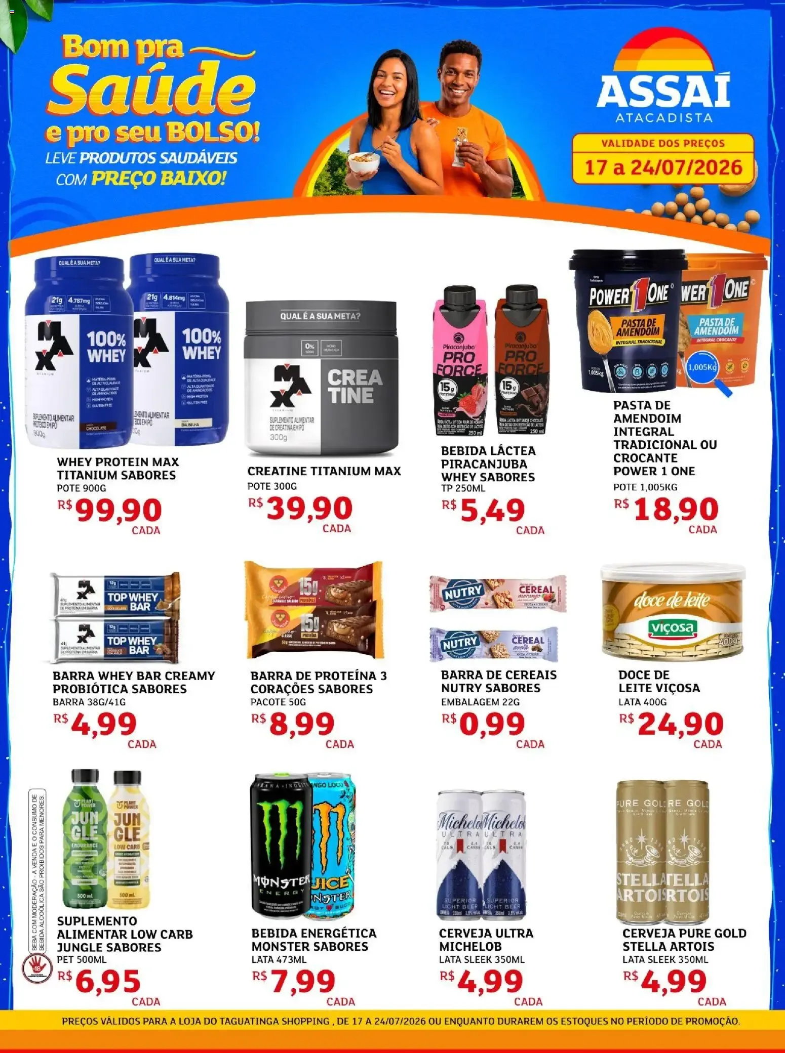 Encarte de Assaí Atacadista ofertas - DF de 17/07/2026 | Promoções Online 17 de julho até 24 de julho 2026 - Pagina 1