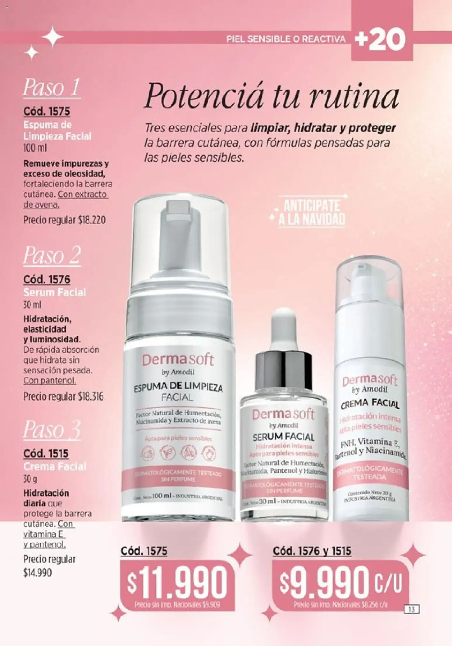 Ofertas de Amodil Glitter ¡y a brillar! Campaña 17/2026 - Anticipate a la Navidad 1 de octubre al 19 de octubre 2026 - Página 13 del catálogo
