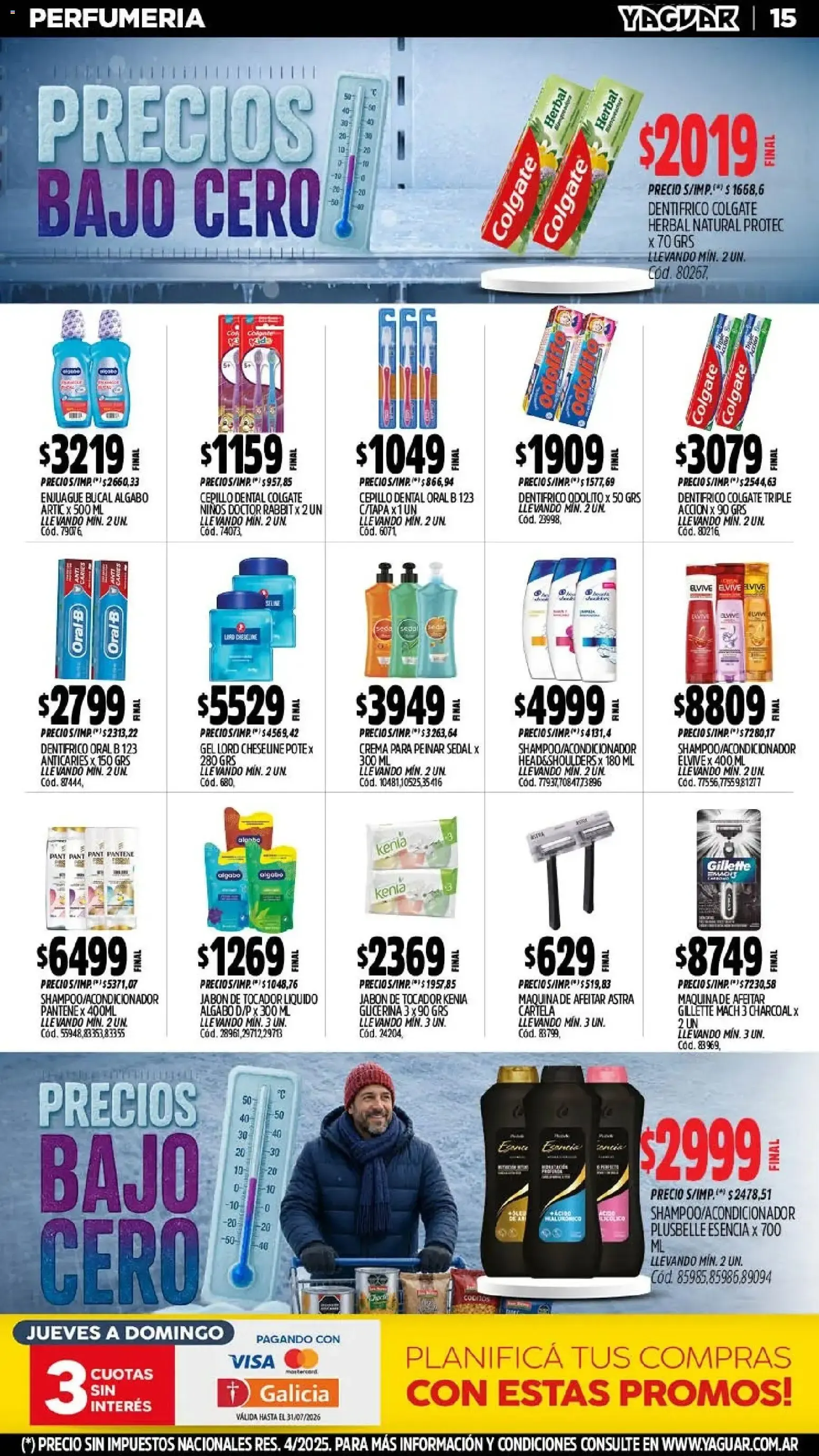 Ofertas de Mayorista Yaguar - Precios Bajo Cero 20 de julio al 25 de julio 2026 - Página 15 del catálogo