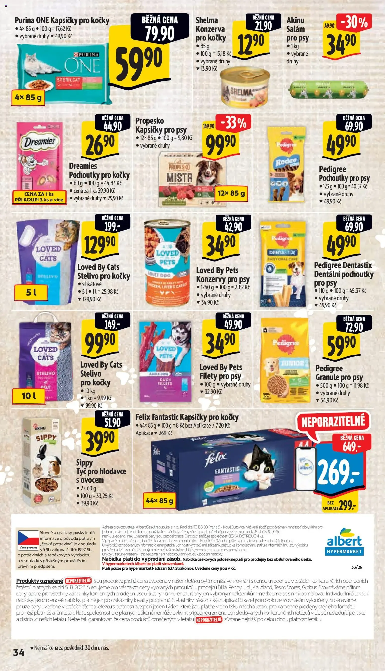 Albert leták - Hypermarket - Strakonice od 12.08.2026 - Akční leták - 12. srpna 18. srpna 2026 - Page 44