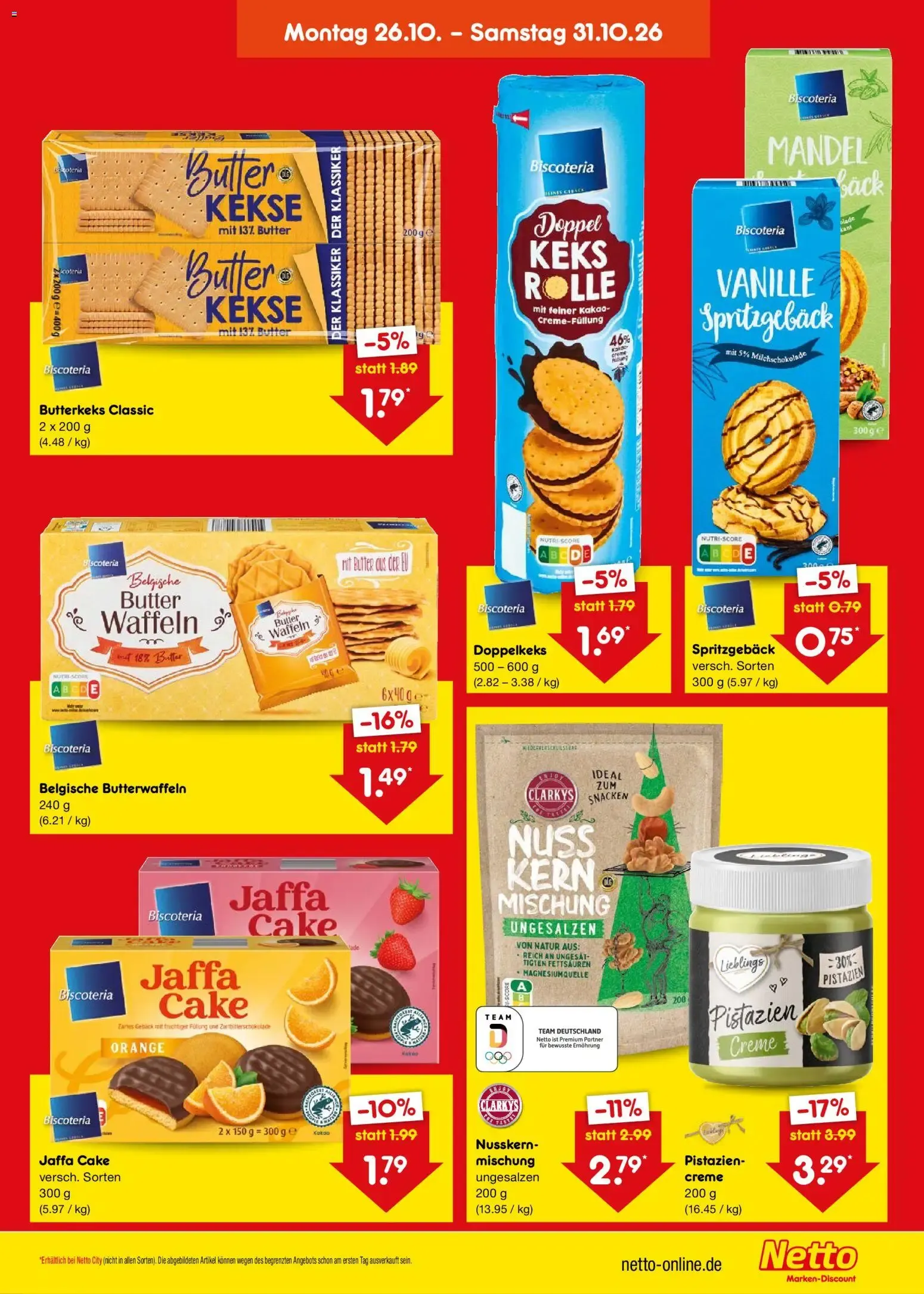 Netto Marken-Discount Prospekt (ab 26.10.2026) » Angebote von 26. Oktober bis 30. Oktober 2026 - Prospekt seite 5