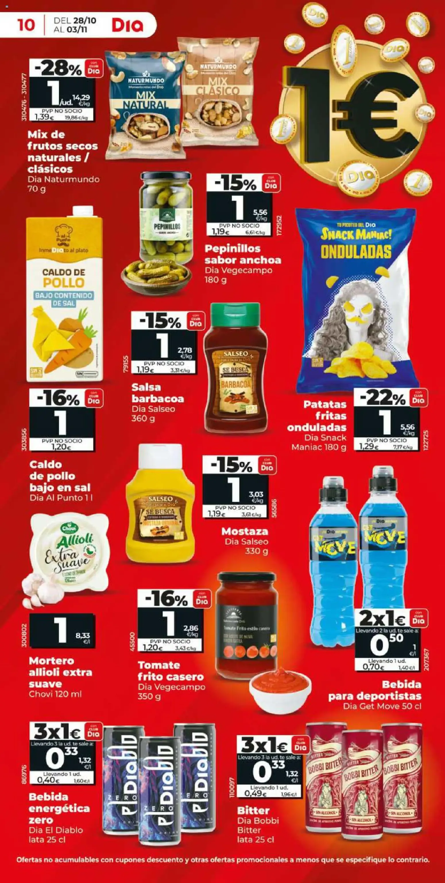 Catálogo de Día: Más de 100 productos a 1€ 28 de octubre al 3 de noviembre 2026 - Página 10